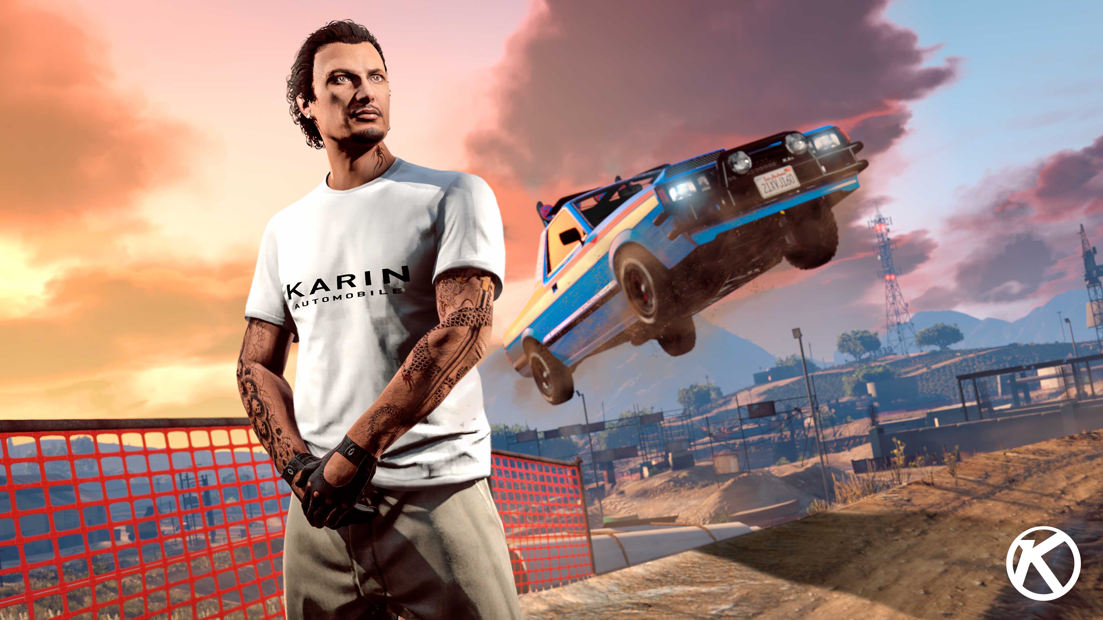 GTA 在线模式角色穿着卡林 T 恤的图片