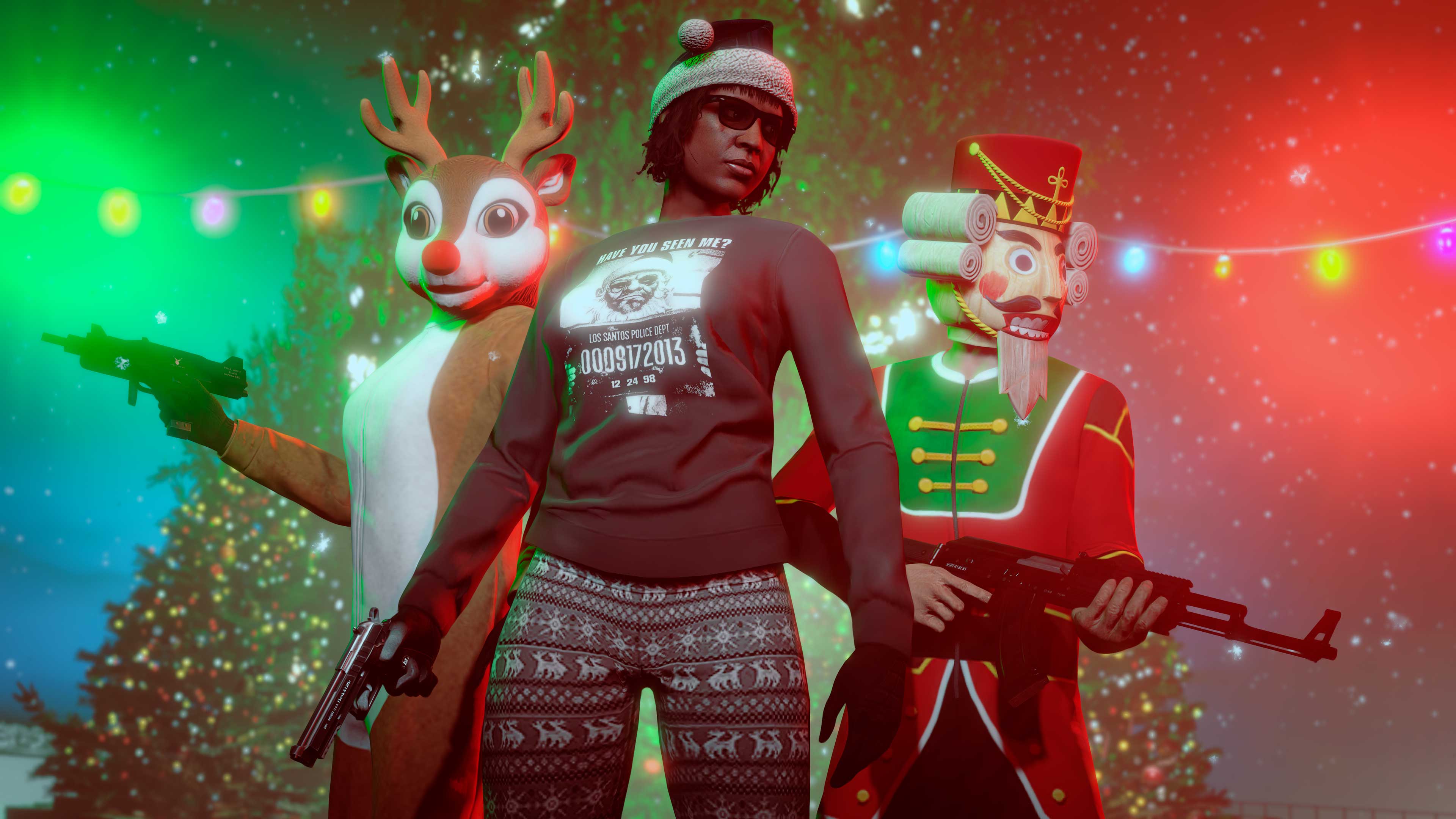GTA 在线模式角色穿着新的节庆服饰的图片
