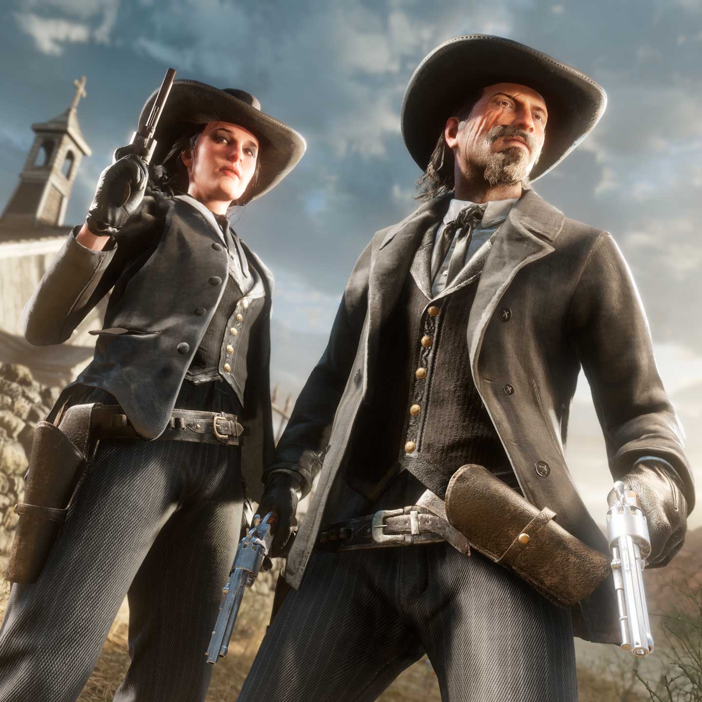 Red Dead 在线模式角色穿着 EinsamerWolf2000 灵感来自于社区装束的图片