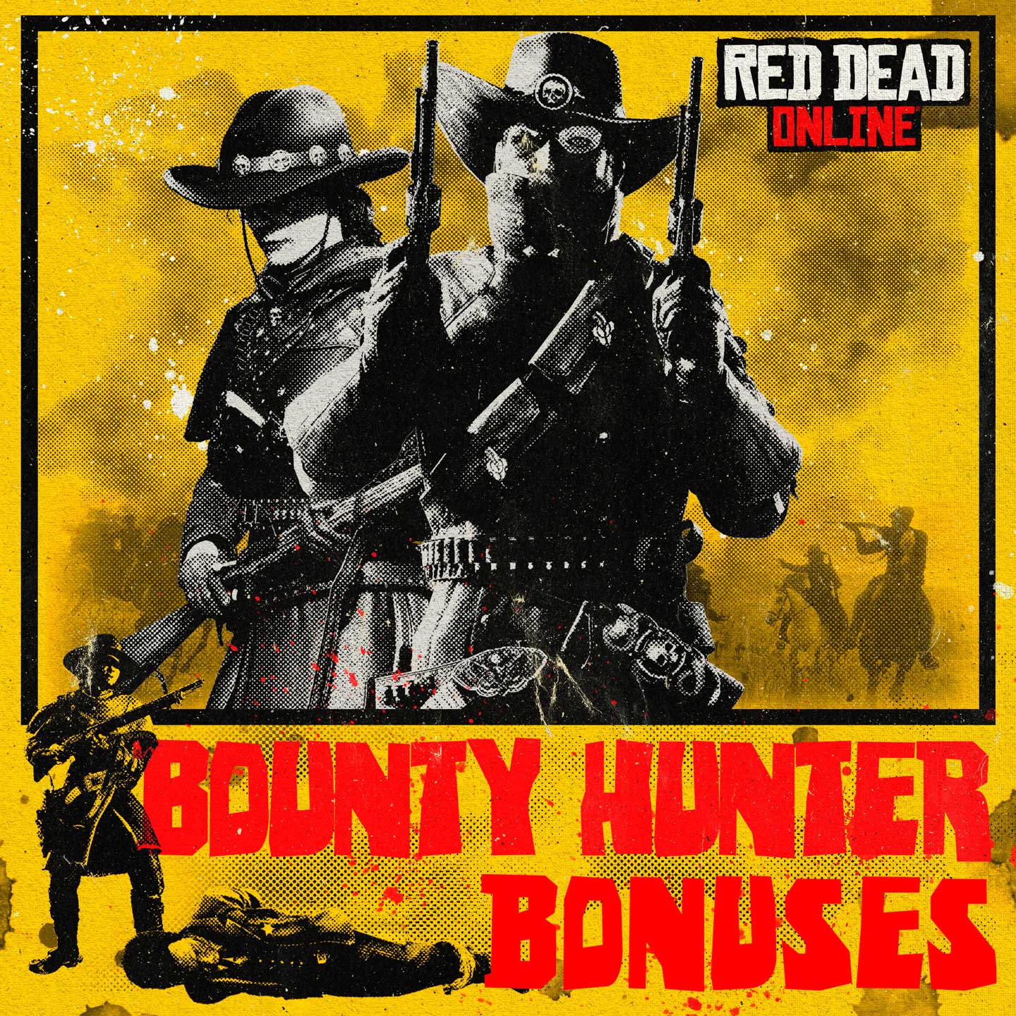 Red Dead 在线模式赏金猎人奖励海报