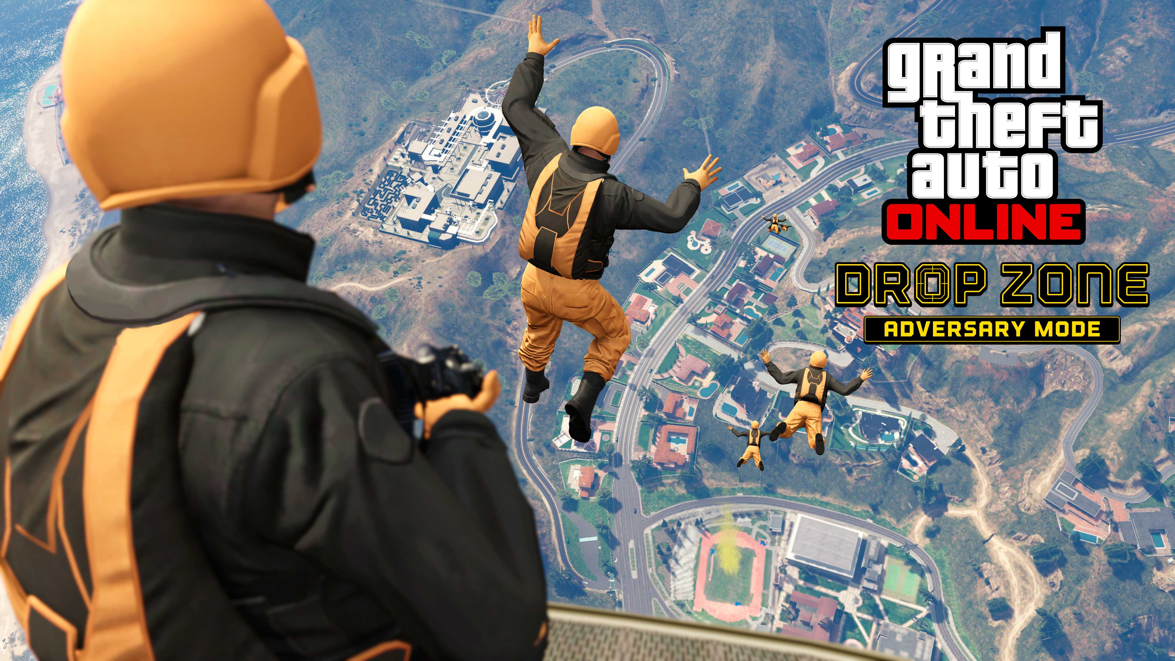 GTA 在线模式：空降奇兵对抗模式的图片和标志