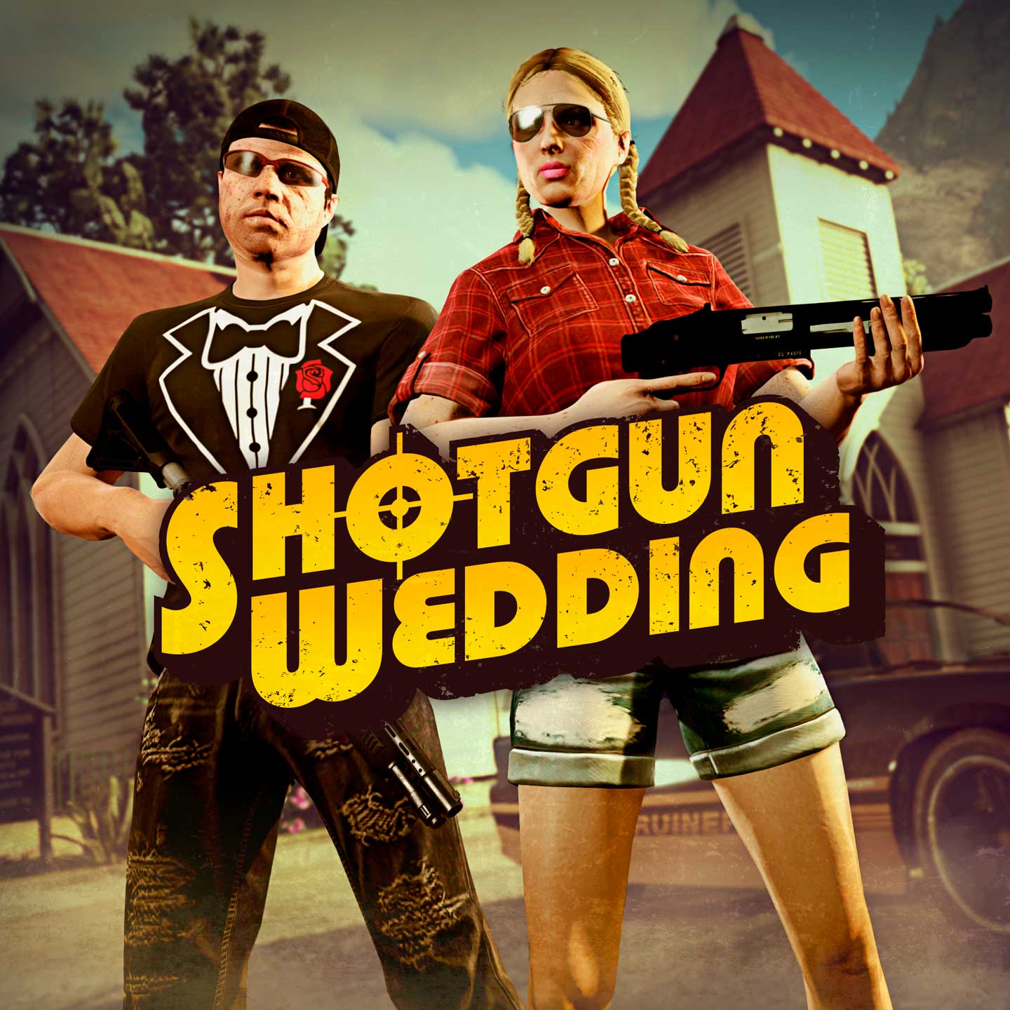 GTA 在线模式“枪口下的婚礼”标志的图片