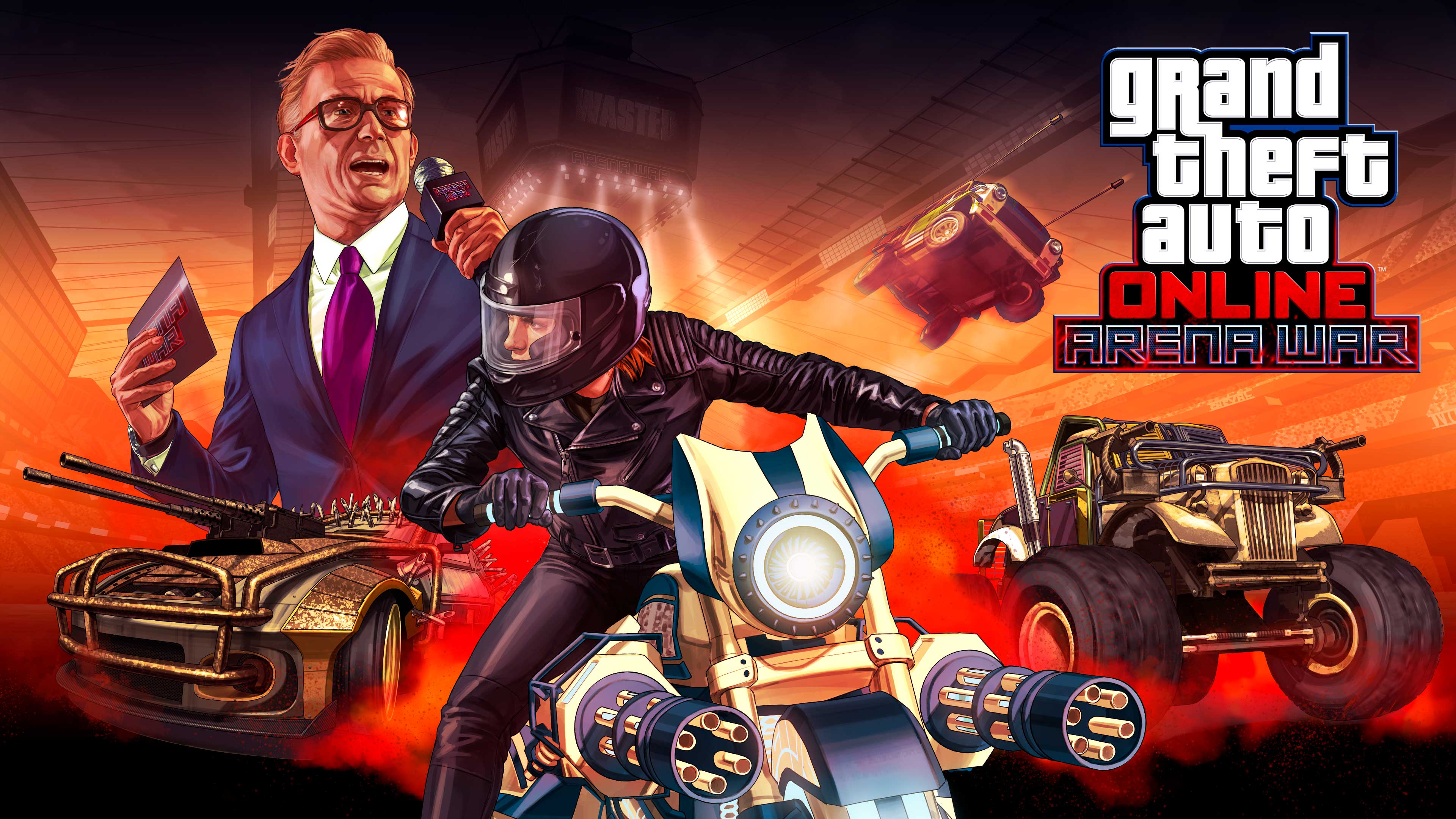 GTA 在线模式竞技场之战艺术作品和徽标