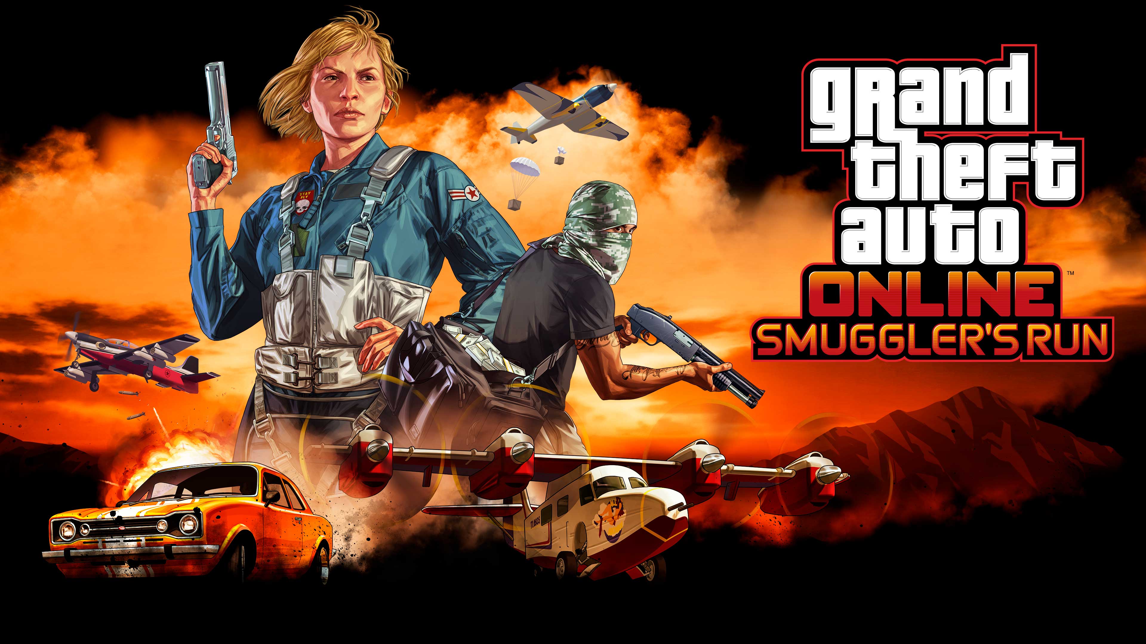 GTA 在线模式《走私贩大进击》的艺术品和标志
