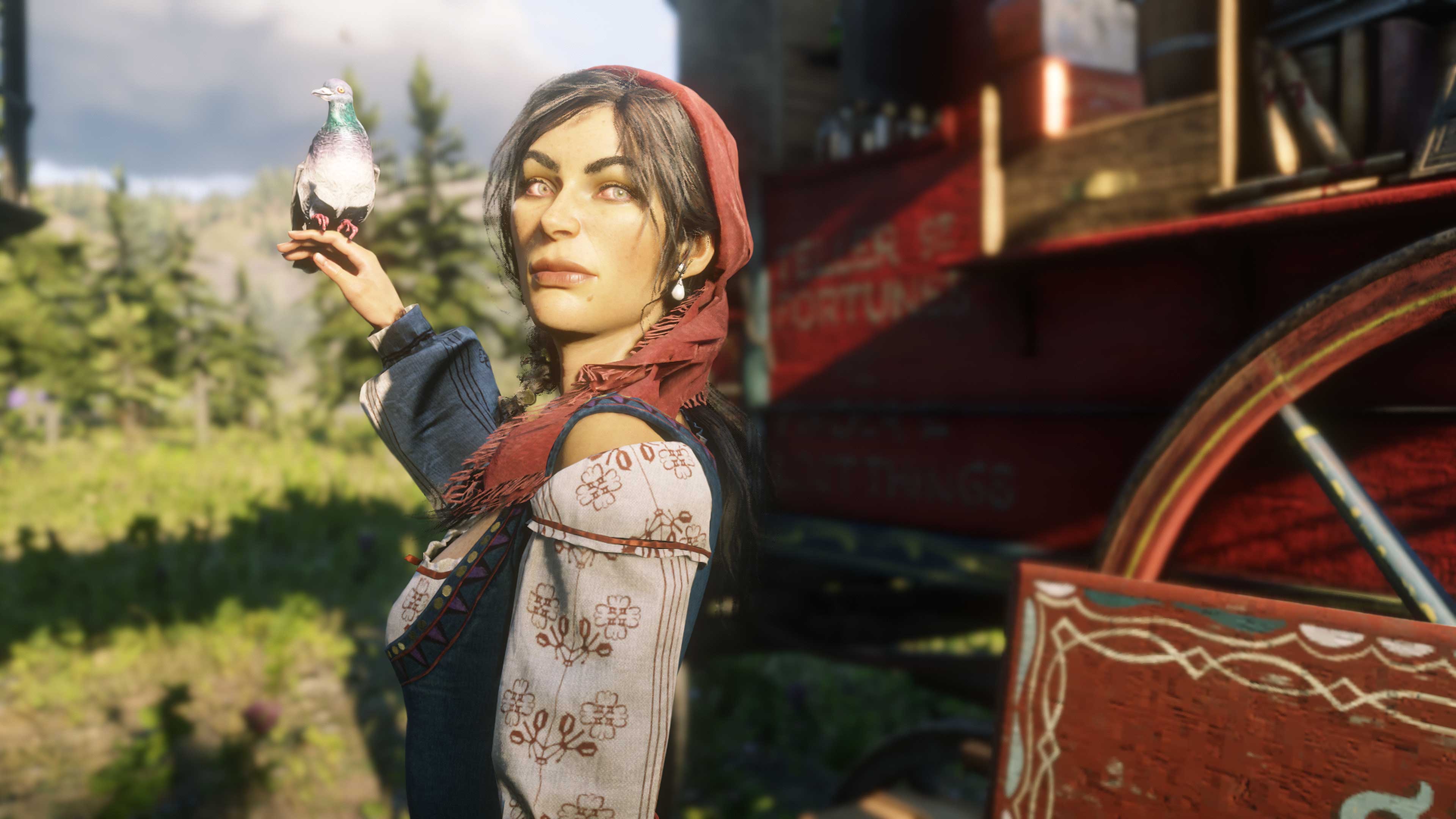 Red Dead 在线模式角色纳扎尔夫人的图片
