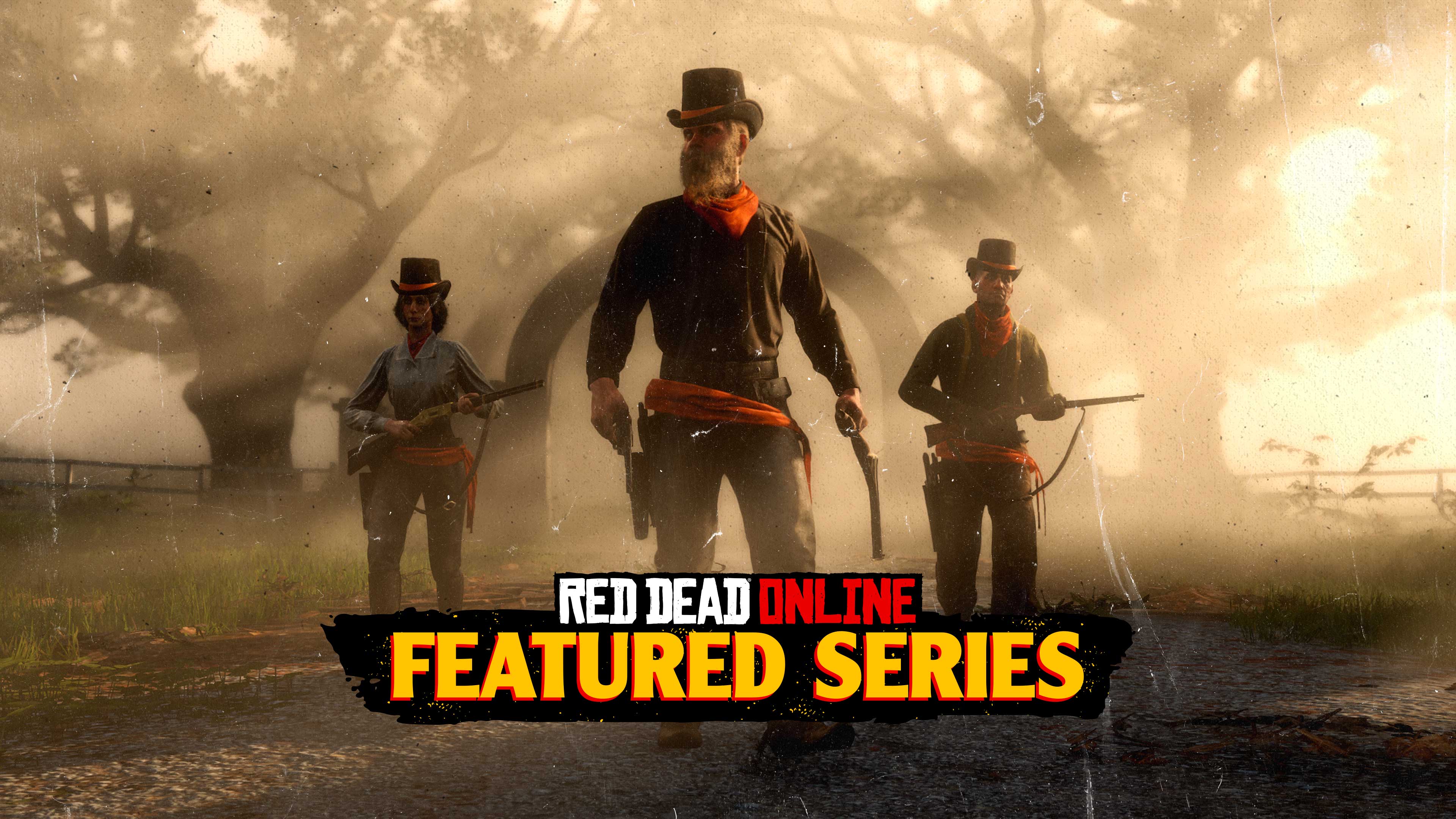 Red Dead 在线模式的图片与精选系列赛的标志
