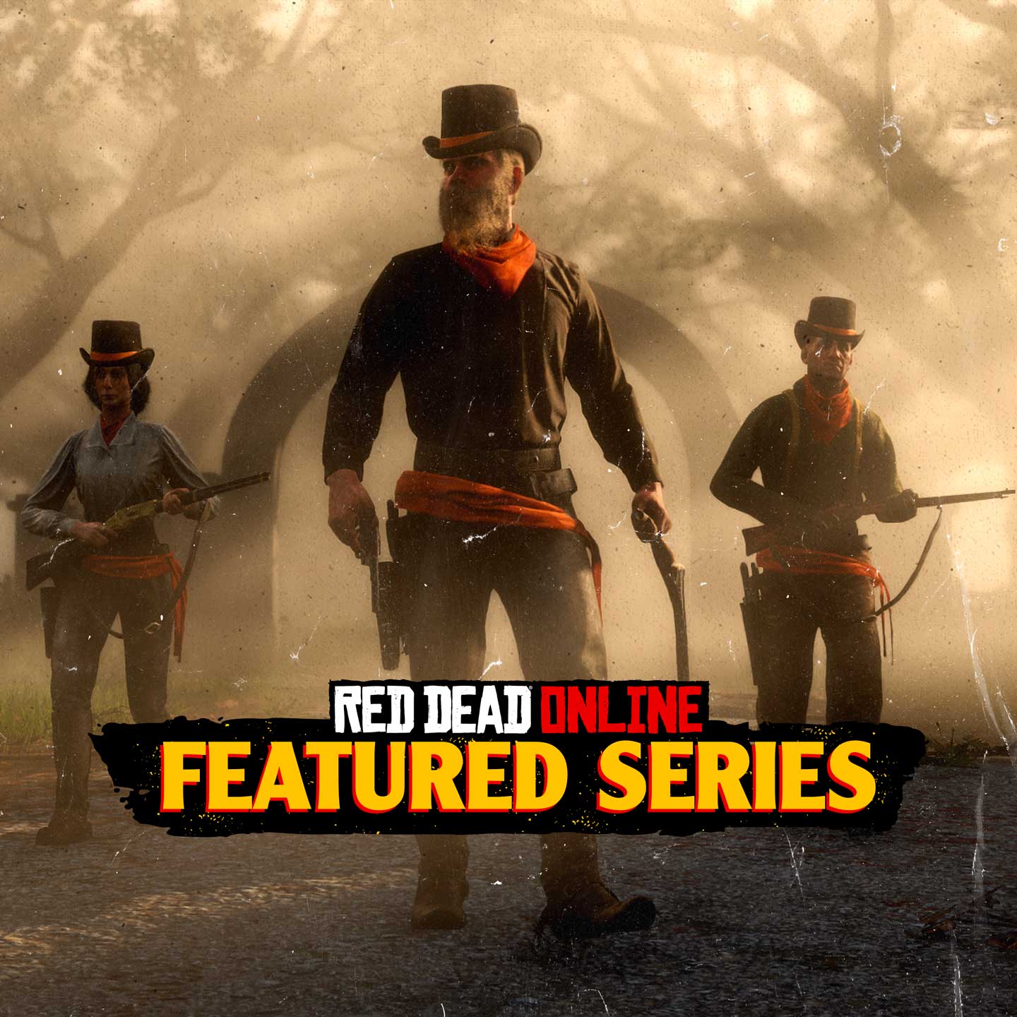 Red Dead 在线模式的图片与精选系列赛的标志
