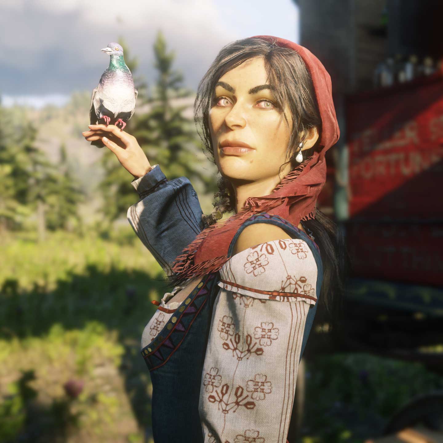 Red Dead 在线模式角色纳扎尔夫人的图片