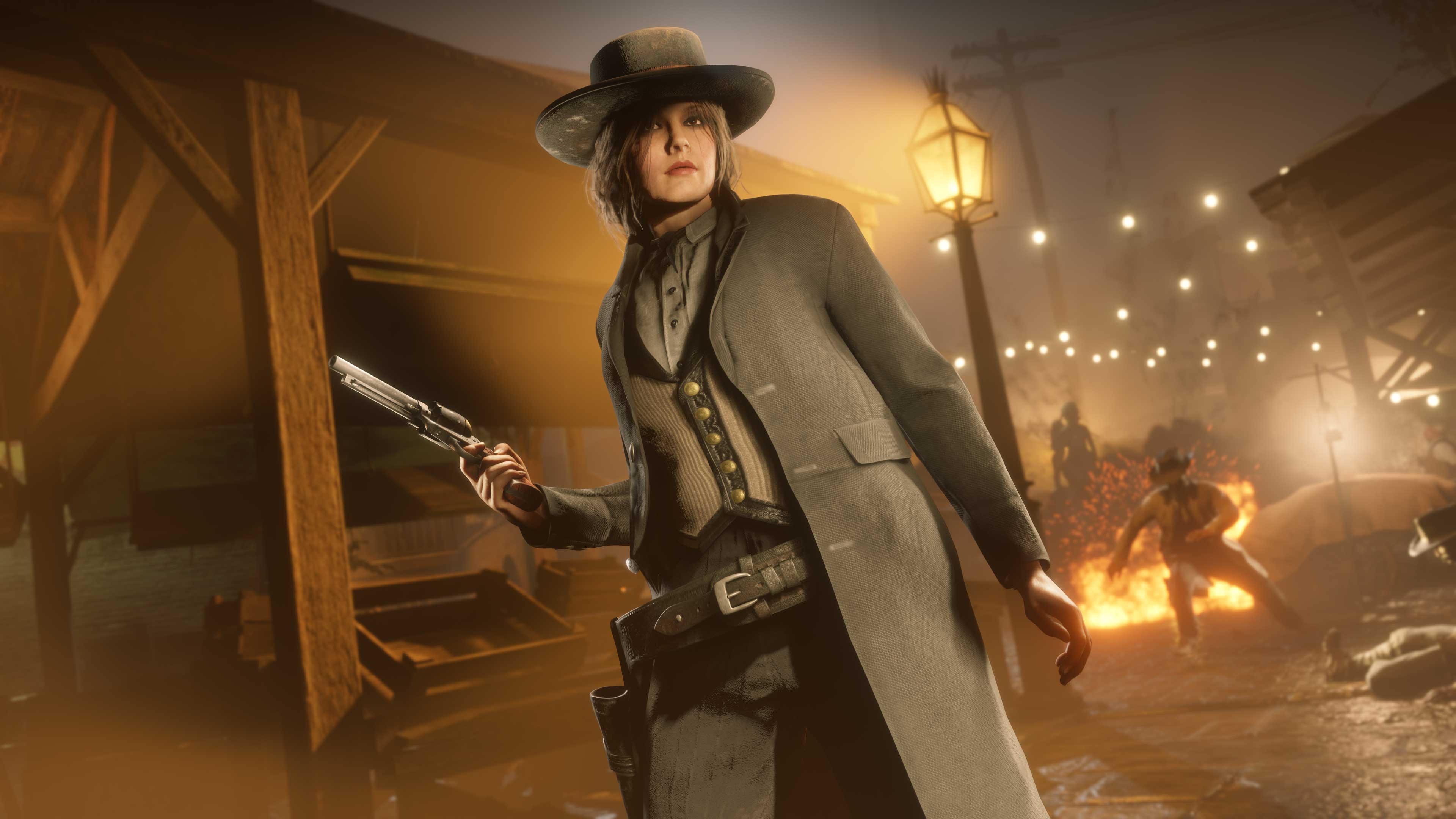 Red Dead 在线模式角色的图片
