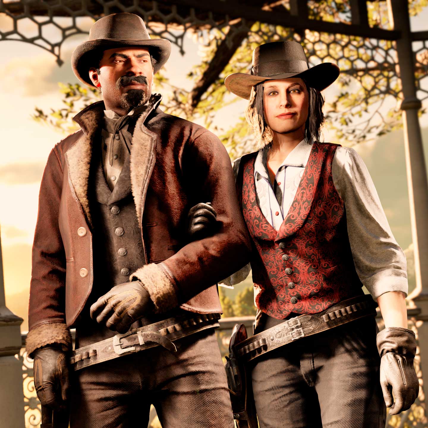 Red Dead 在线模式角色的图片