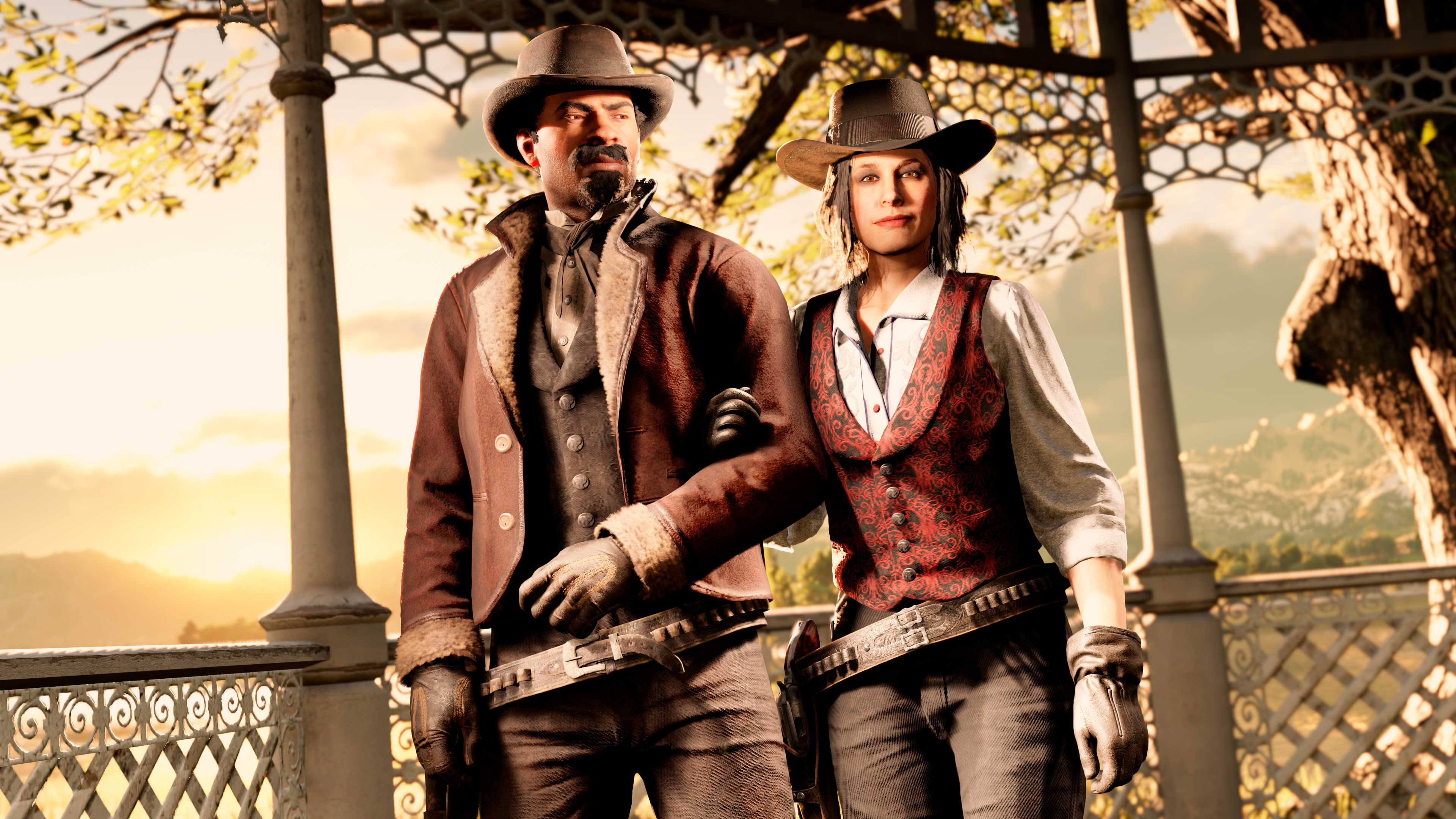 Red Dead 在线模式角色的图片