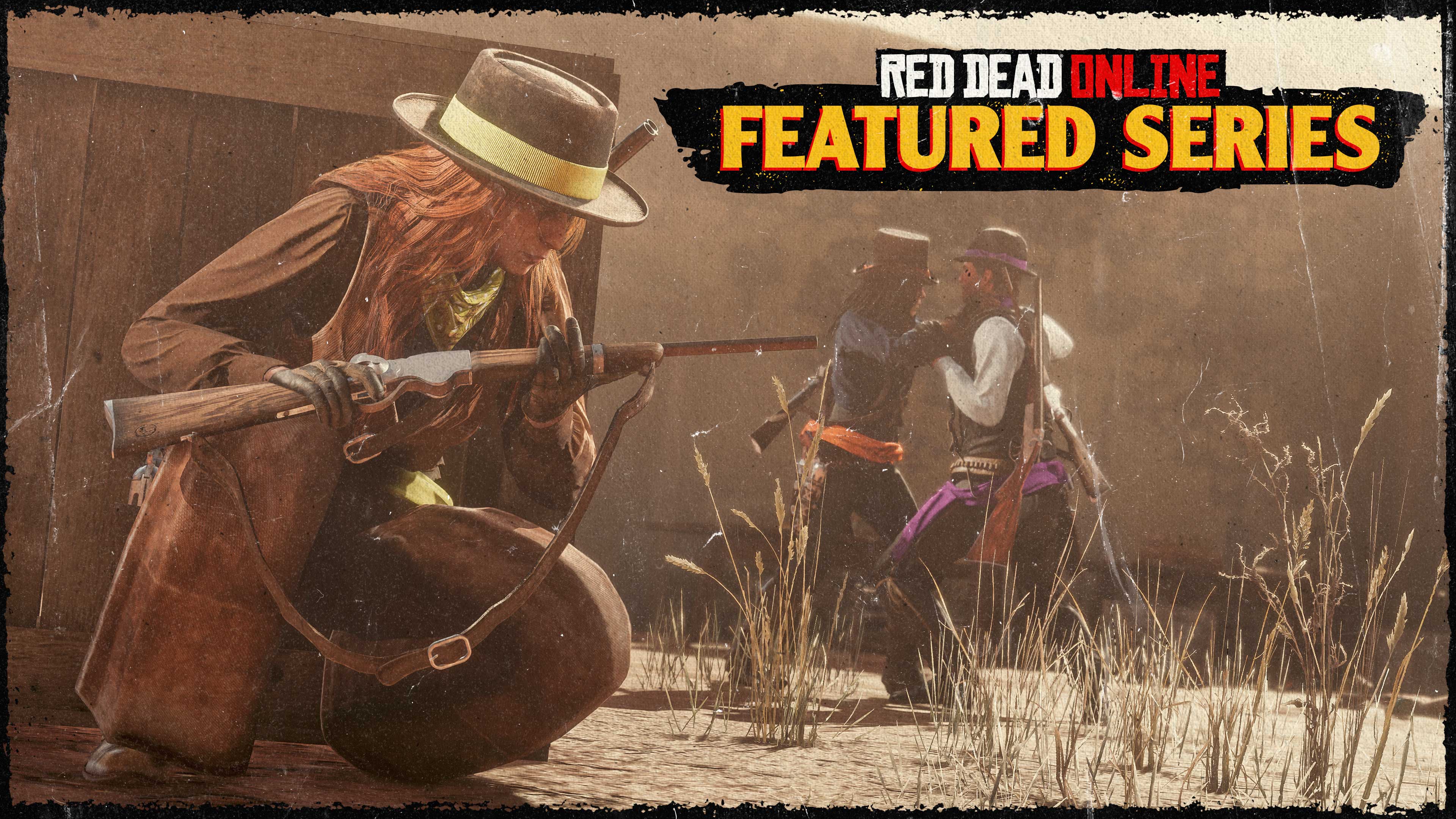 Red Dead 在线模式的图片与精选系列赛的标志