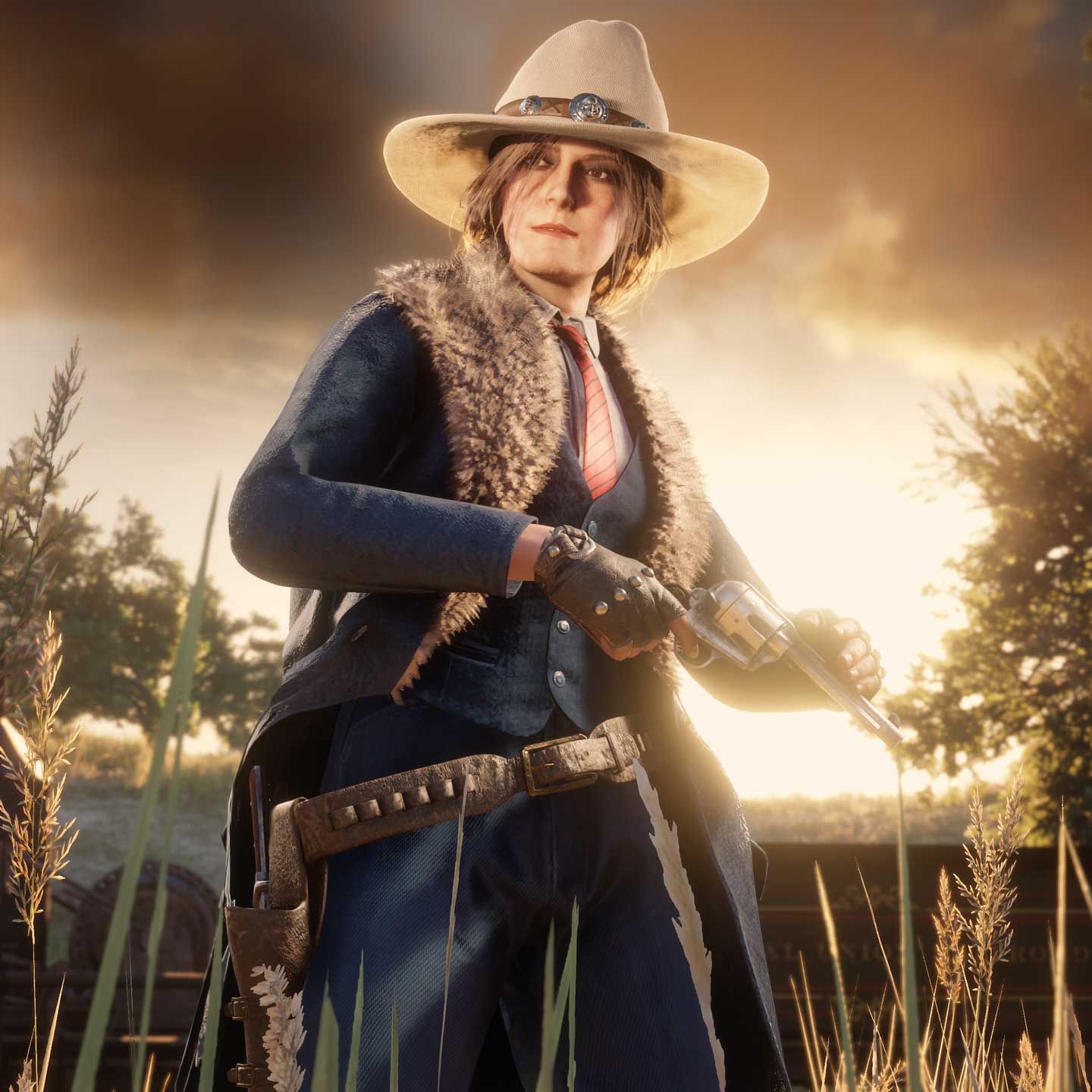 Red Dead 在线模式角色穿着灵感来自社区的装束的图片