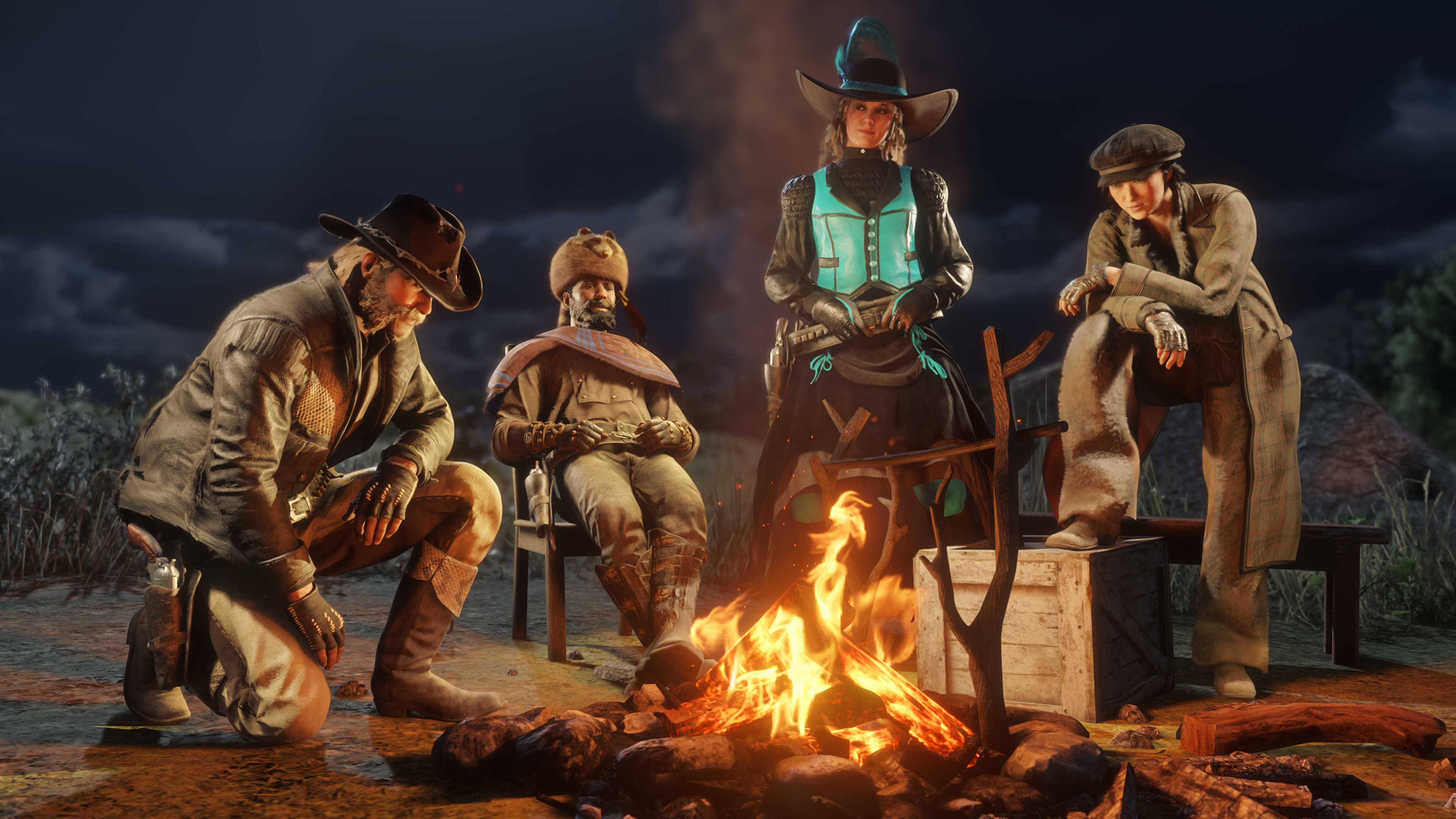 Red Dead 在线模式角色穿着限时服装物品的图片
