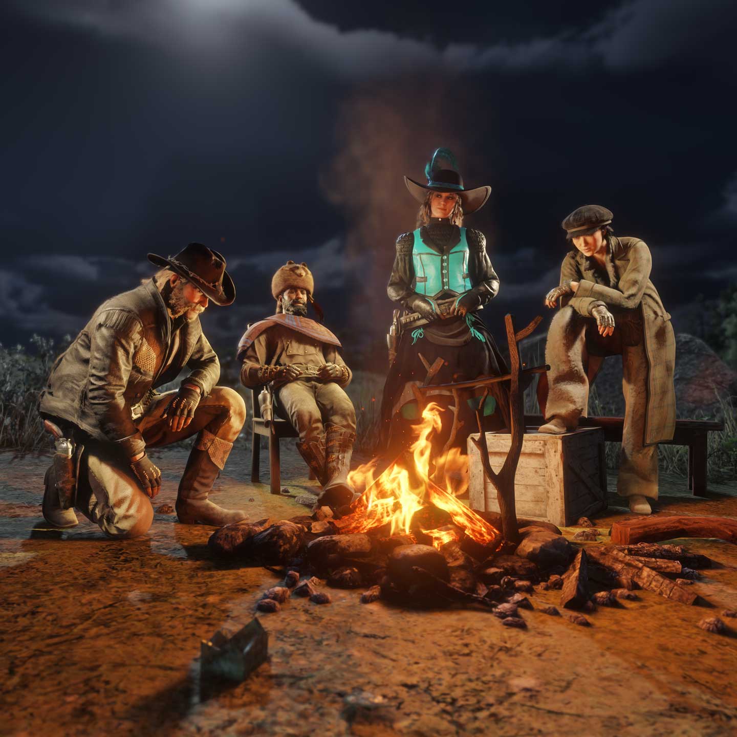 Red Dead 在线模式角色穿着限时服装物品的图片