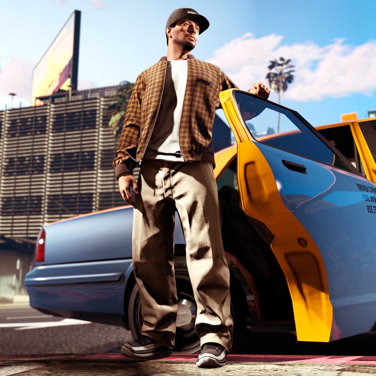 GTA 在线模式角色和出租车载具的图片
