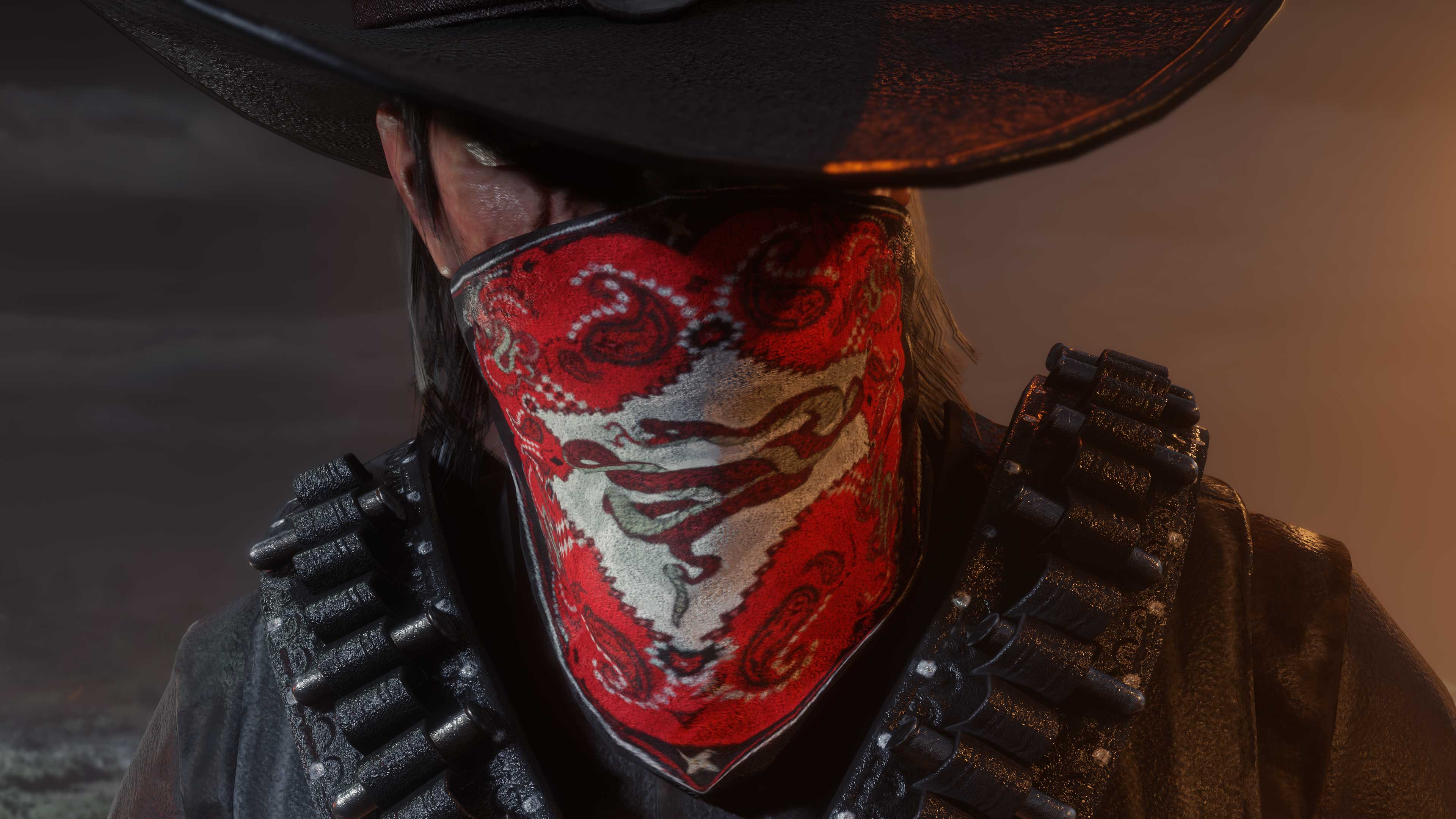 Red Dead 在线模式角色佩戴费罗蒙面巾的图片