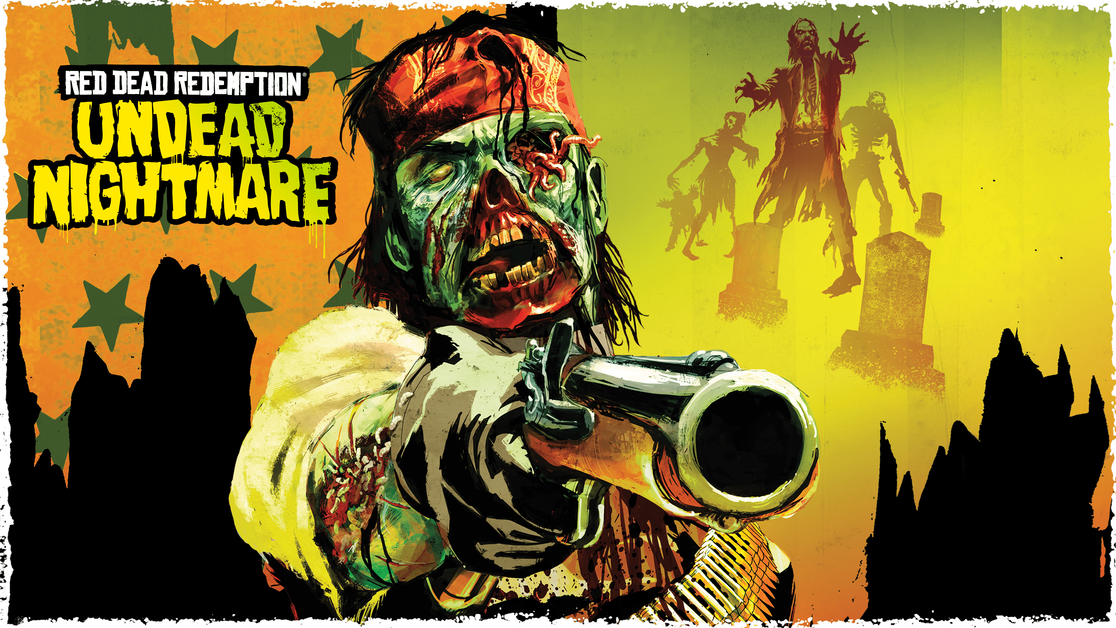 Red Dead Redemption《不死梦魇》艺术作品和标志