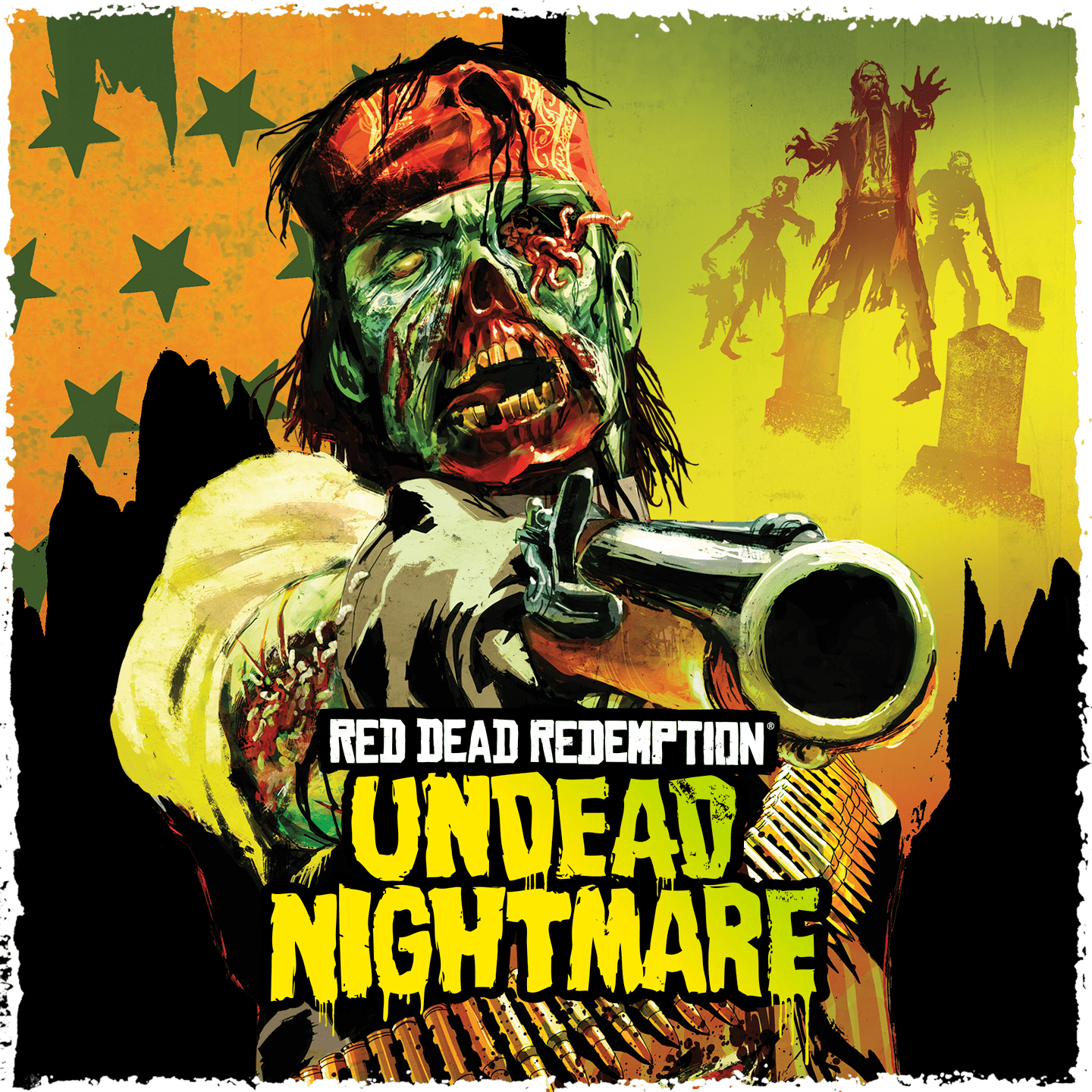 Red Dead Redemption《不死梦魇》艺术作品和标志