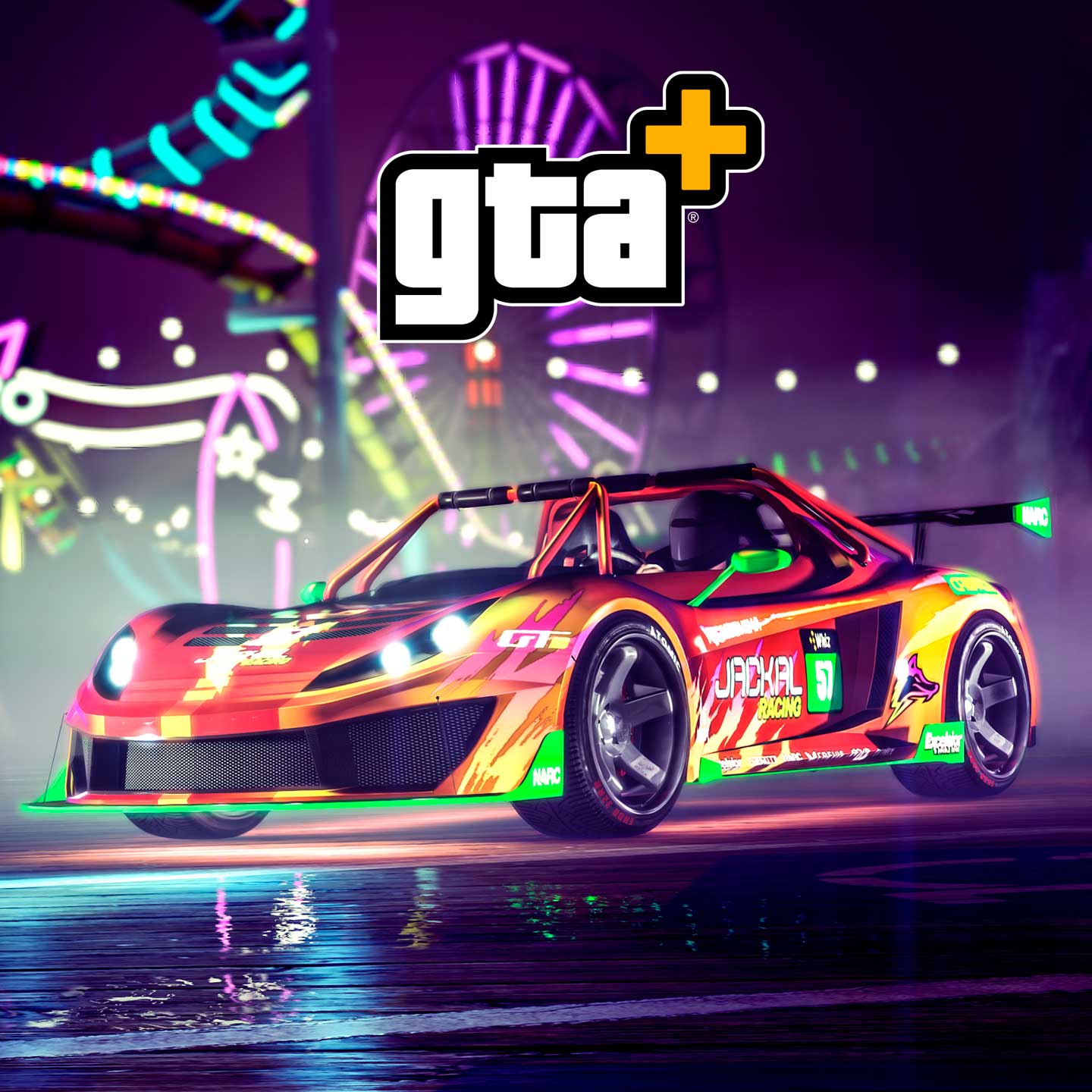 GTA 在线模式欧斯洛蝗虫带有 GTA+ 标志的图片