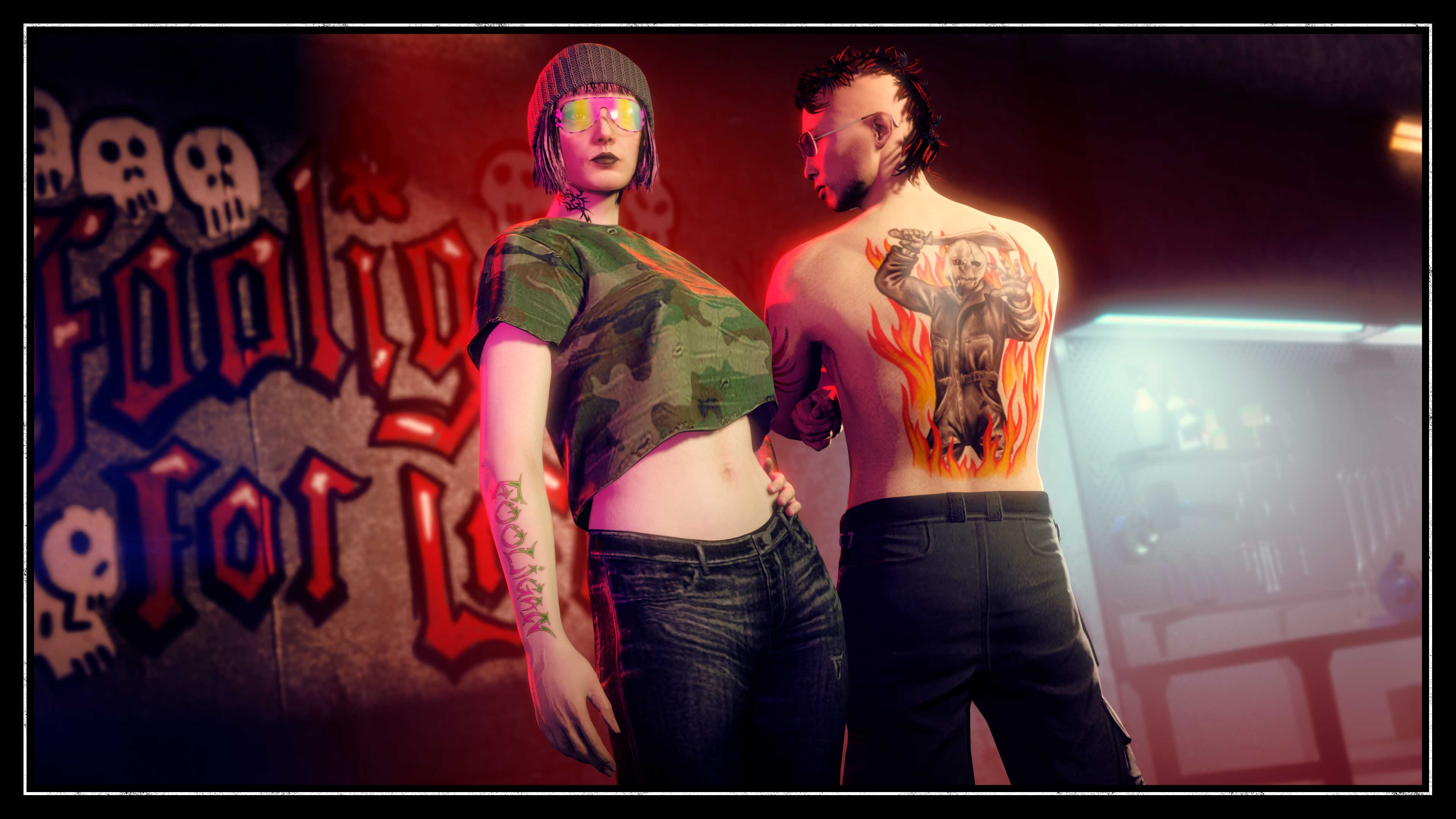 GTA 在线模式角色穿着全新服装物品的图片
