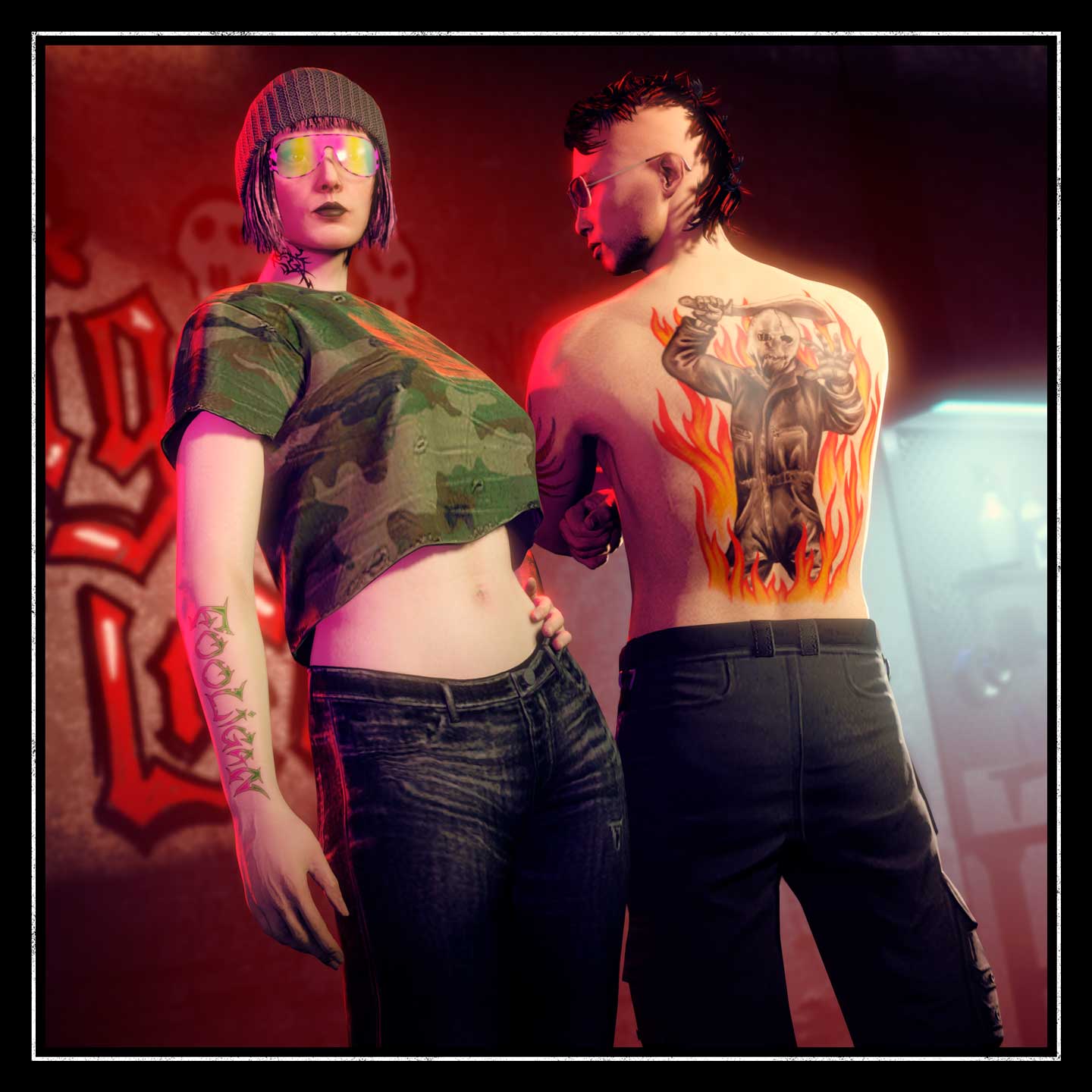 GTA 在线模式角色穿着全新服装物品的图片