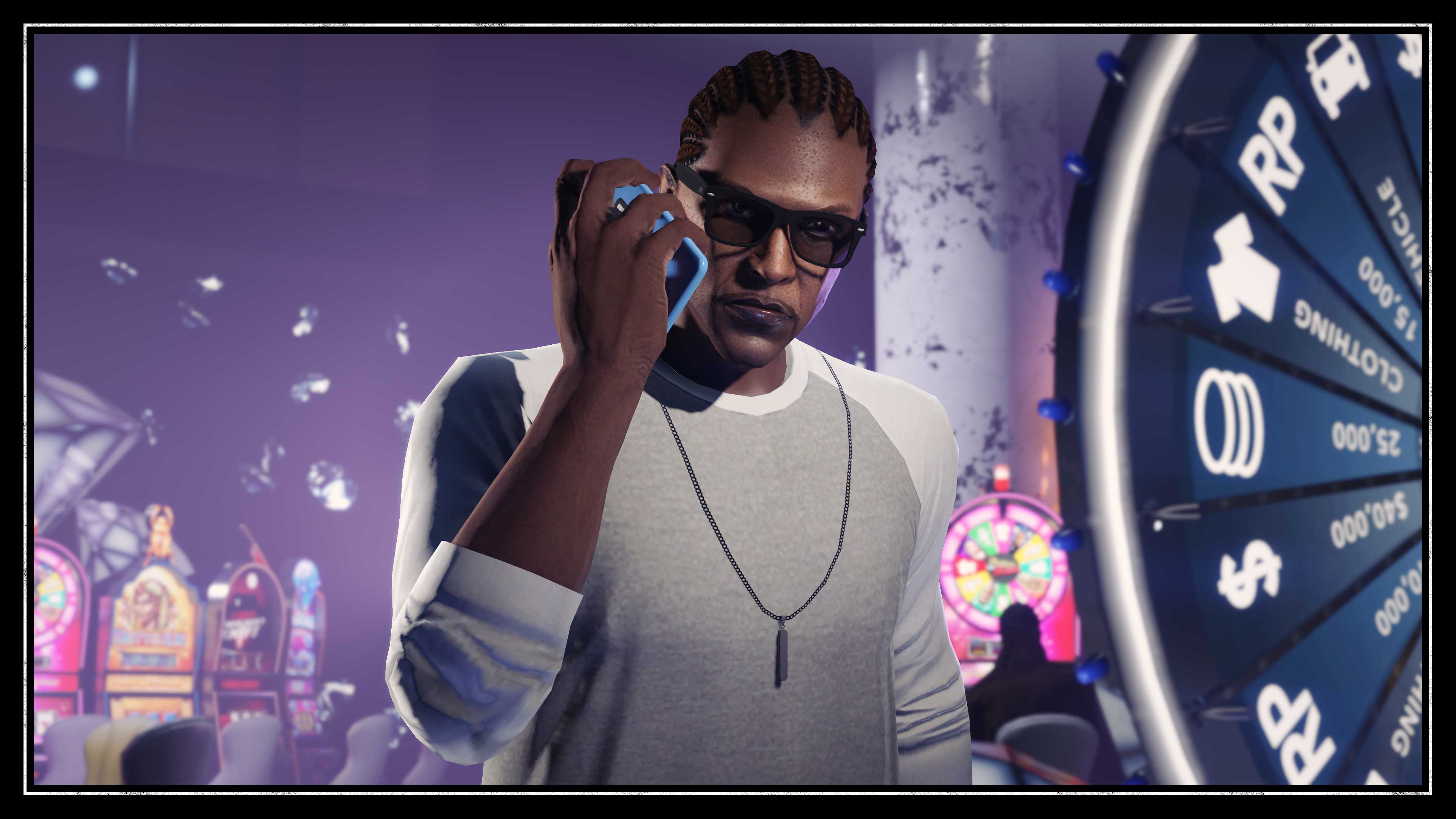 GTA 在线模式角色在赌场内的图片