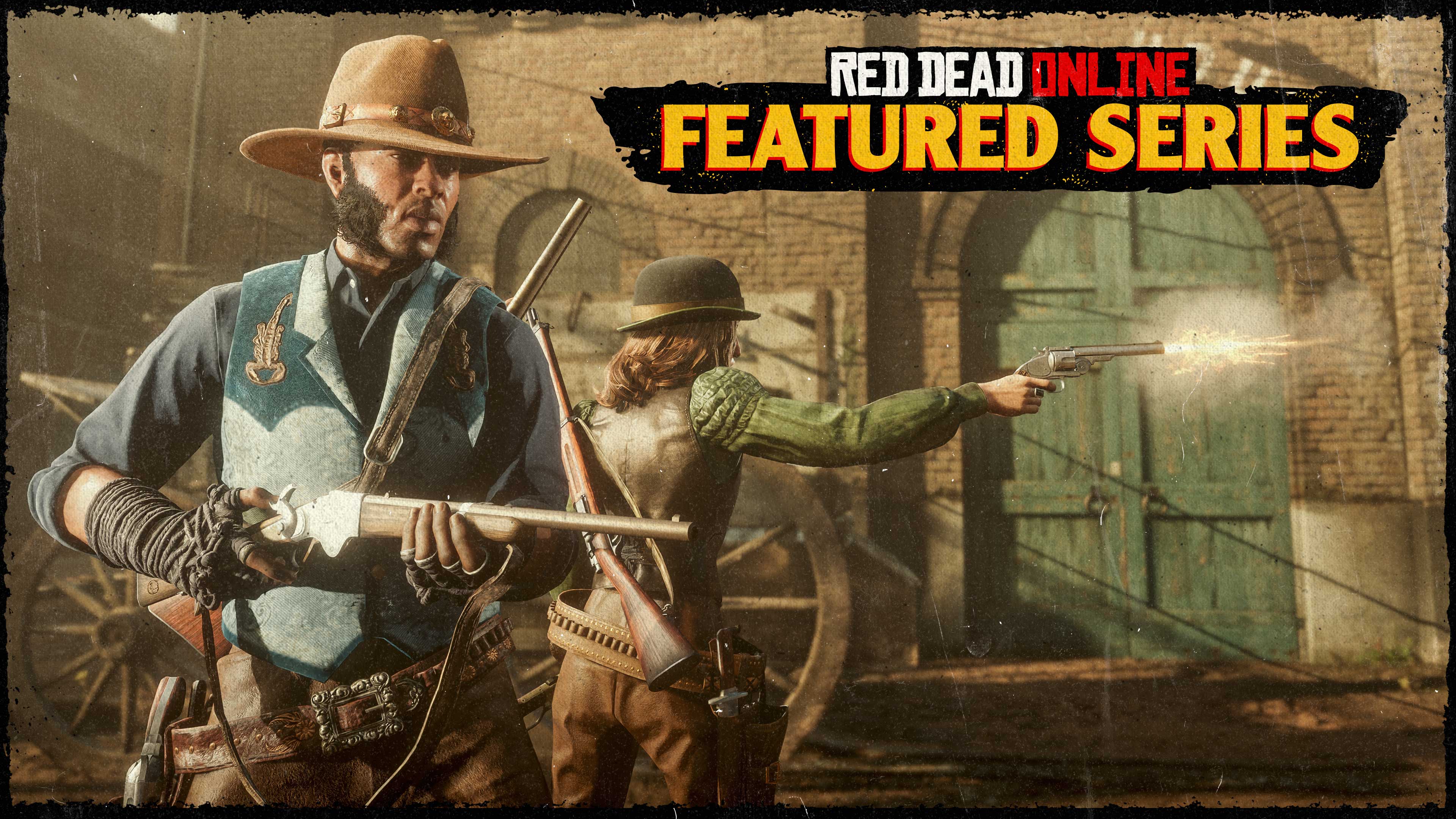 Red Dead 在线模式精选系列赛的图片和标志