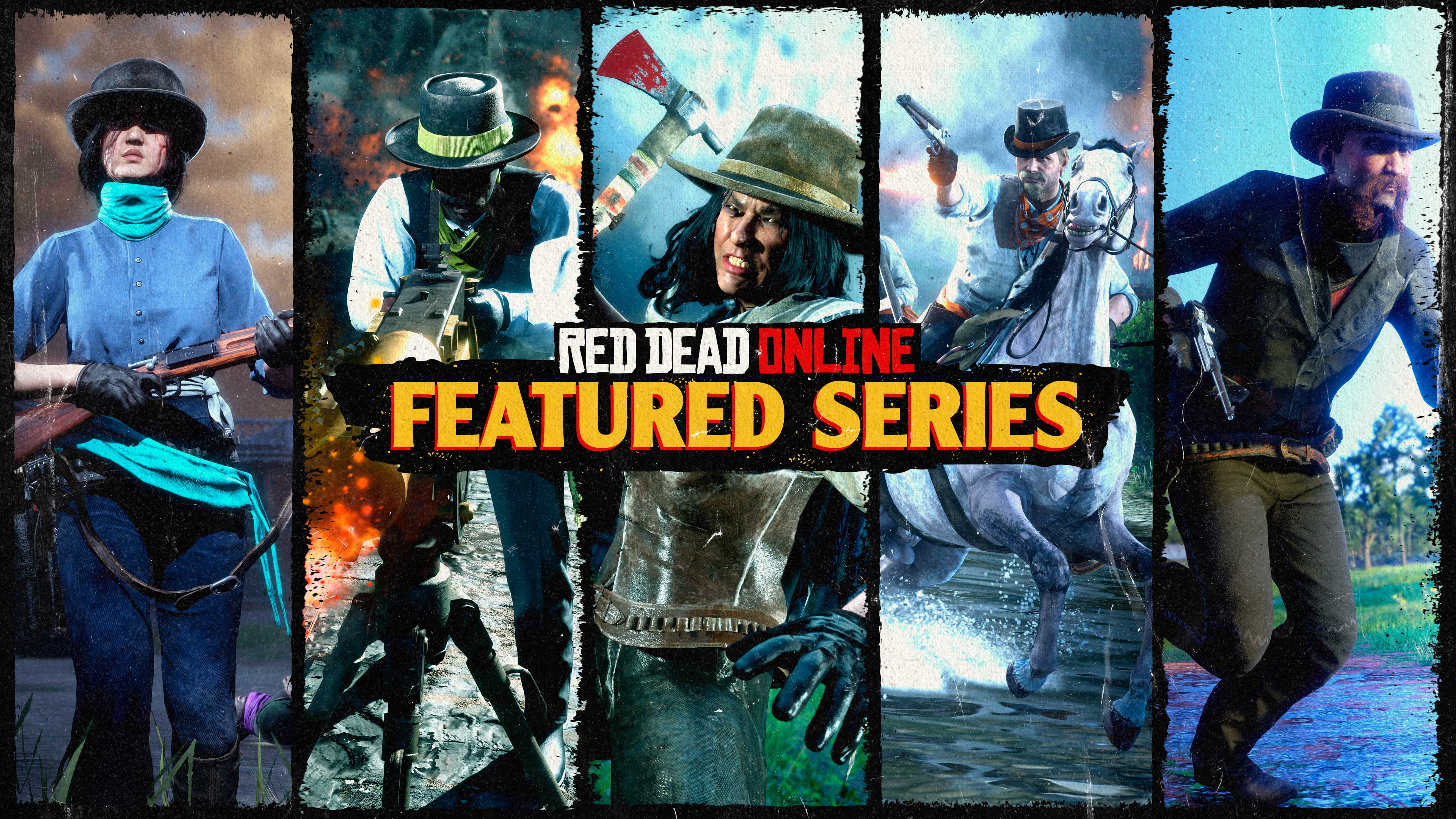 不同游戏模式的 Red Dead 在线模式精选系列赛的图片