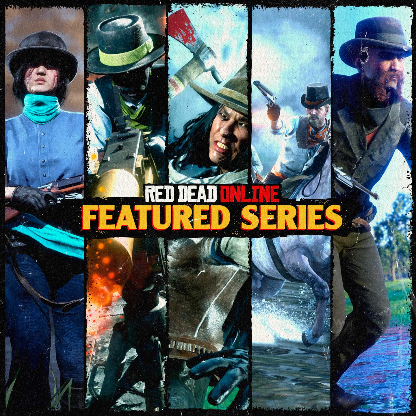 不同游戏模式的 Red Dead 在线模式精选系列赛的图片