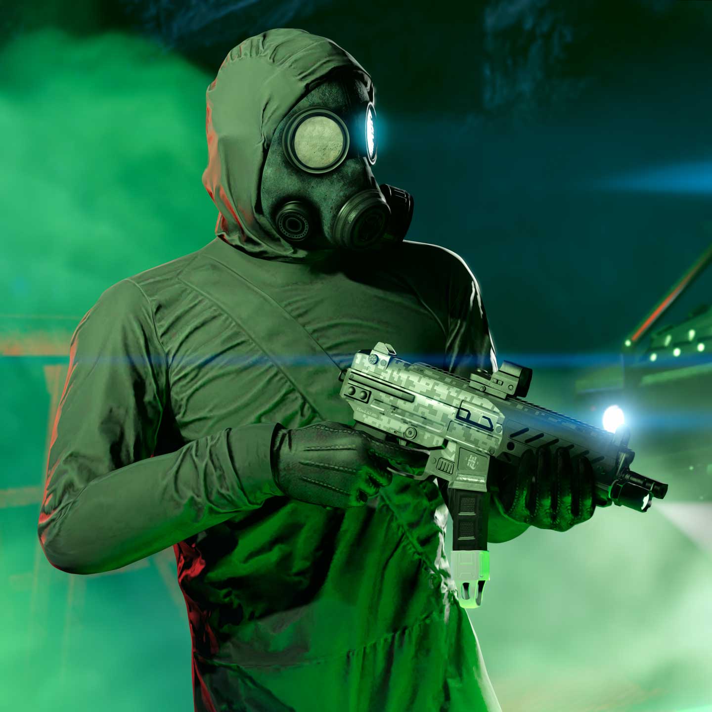 GTA 在线模式角色在致幻剂实验室重新补给任务中的图片