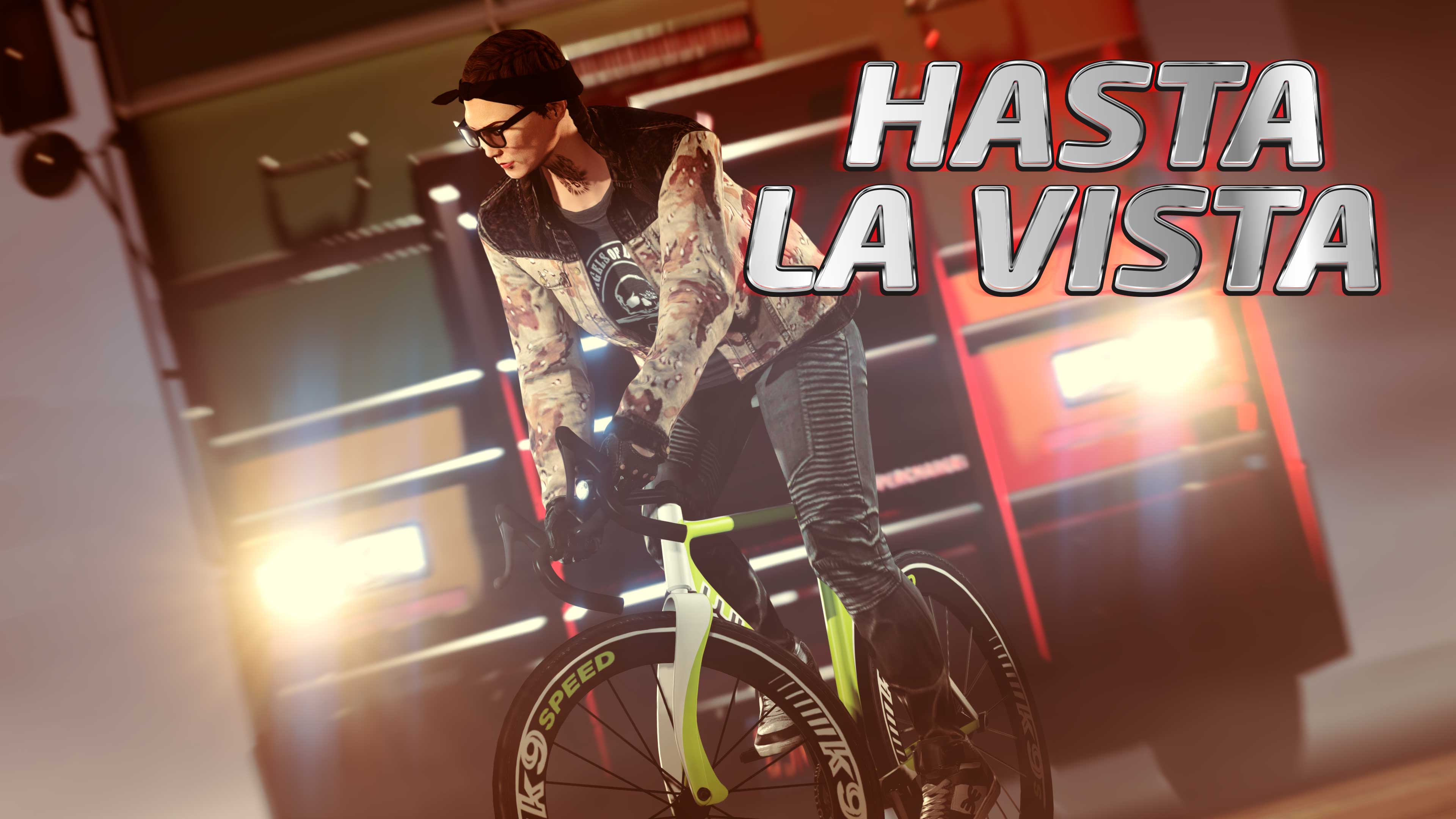 GTA 在线模式带有“再见”标志