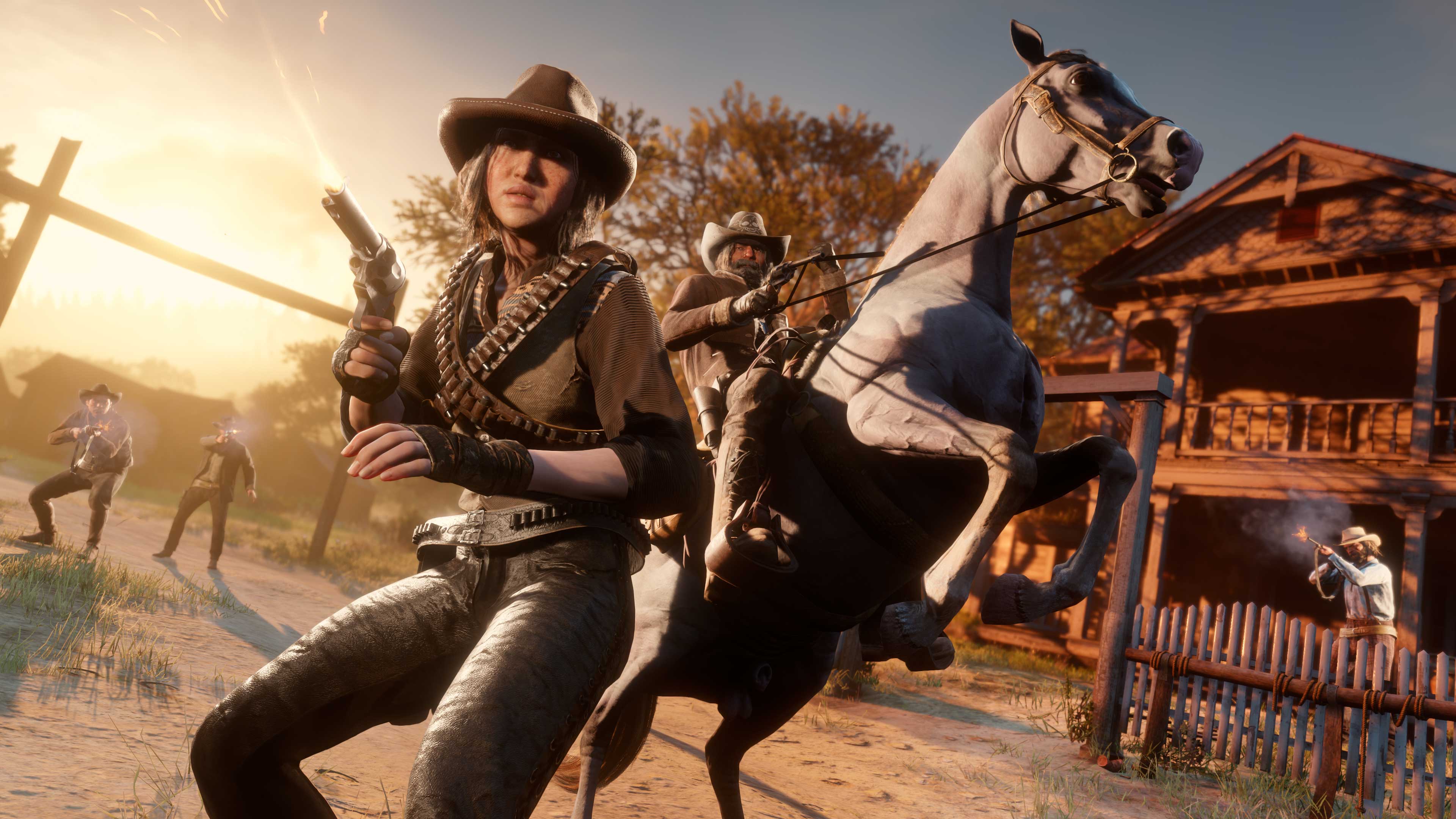 Red Dead 在线模式角色的图片