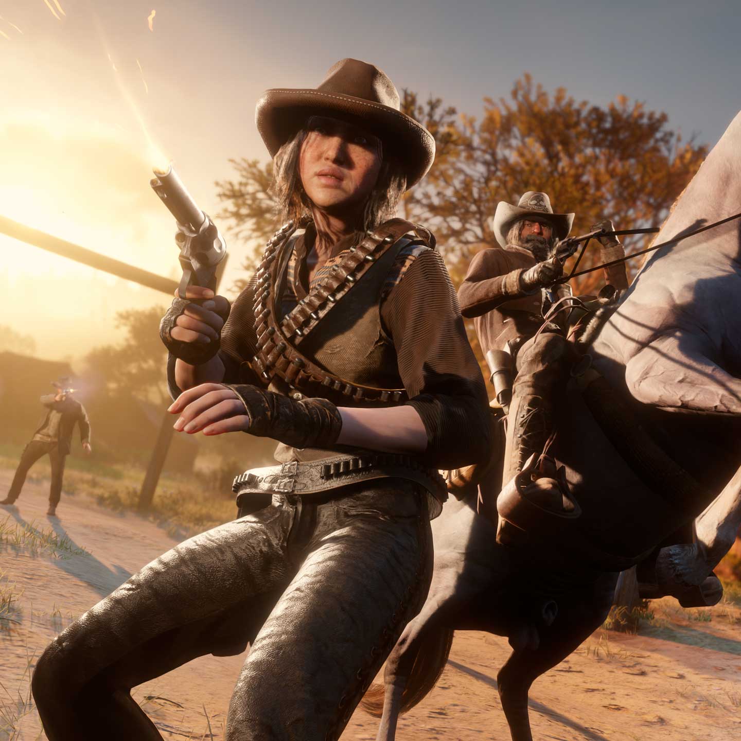 Red Dead 在线模式角色的图片
