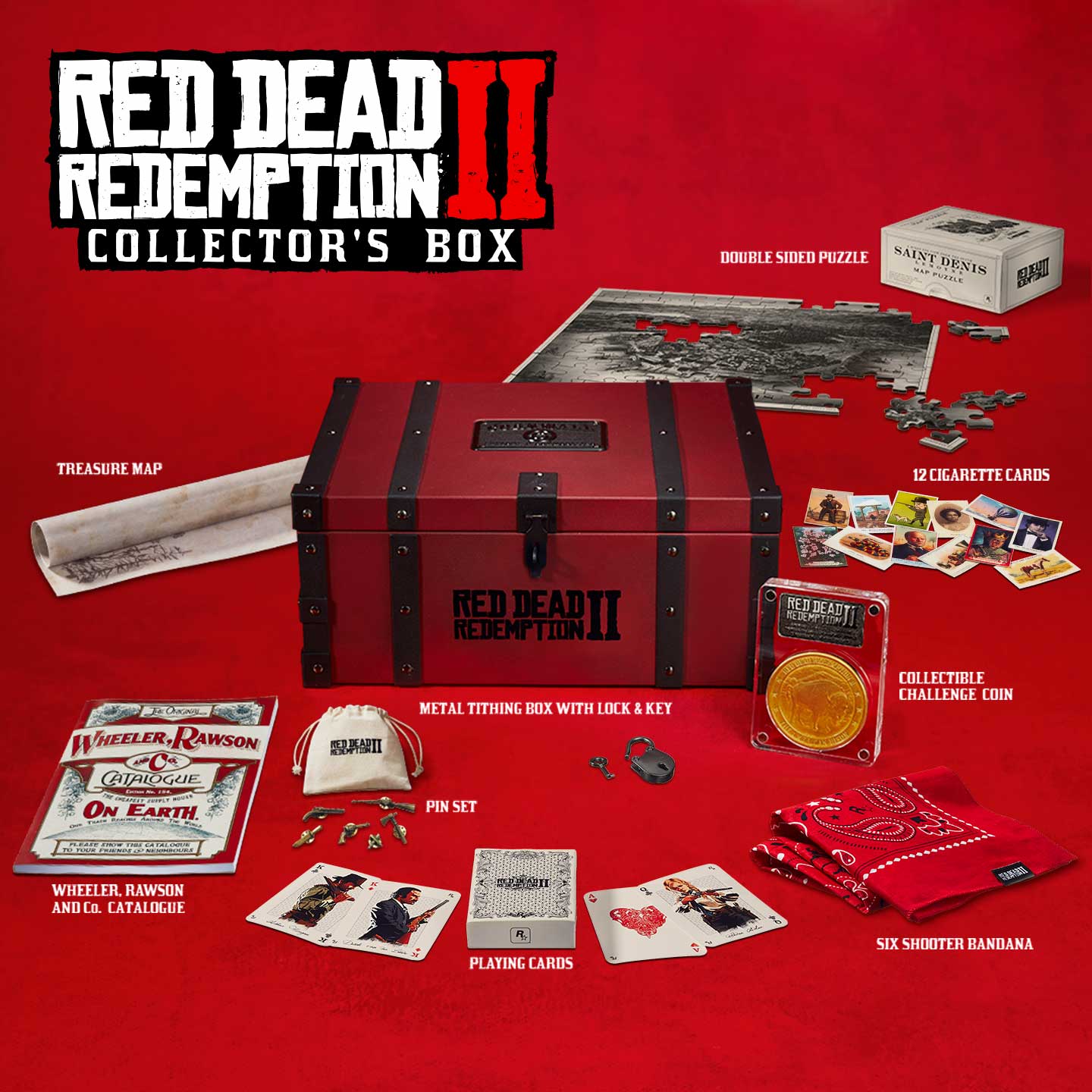 Red Dead Redemption 2 Collector's Box Items