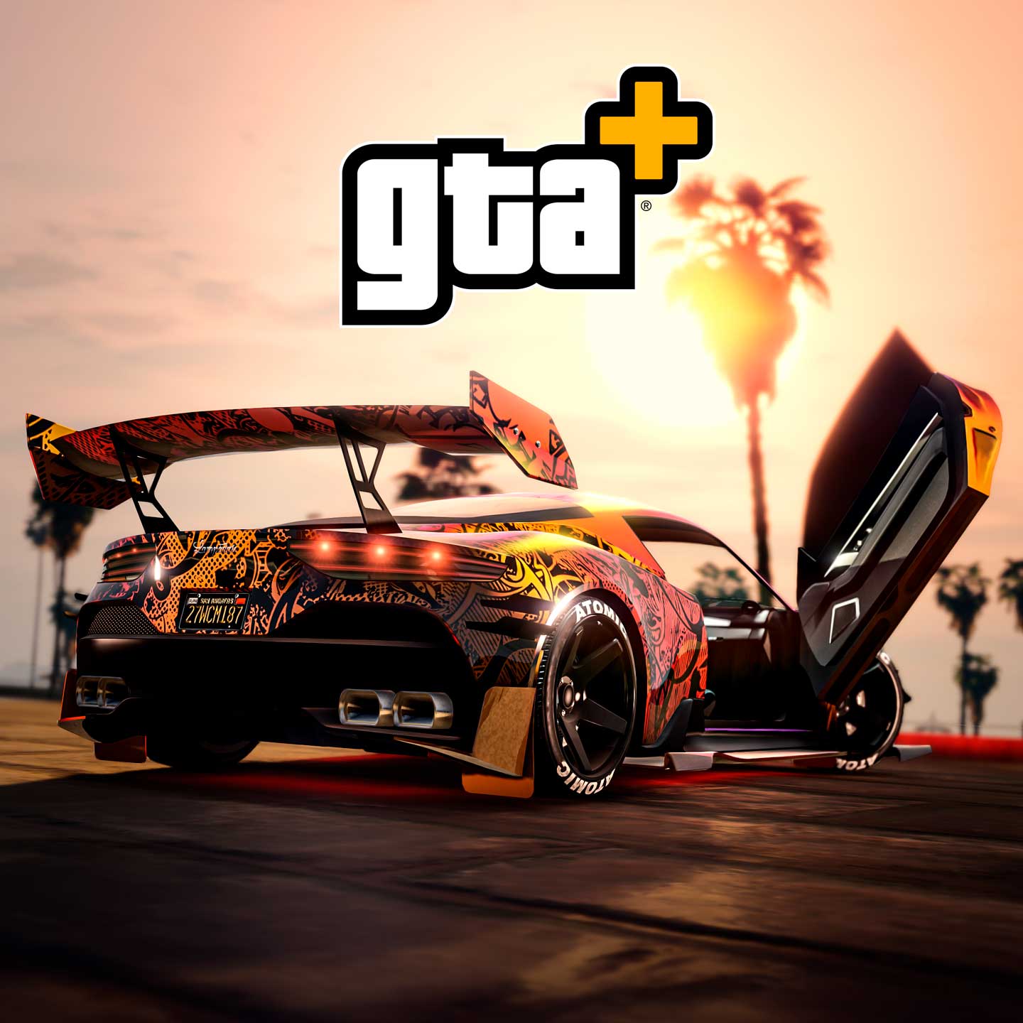 兰帕达缇科西塔与 GTA+ 标志的图片