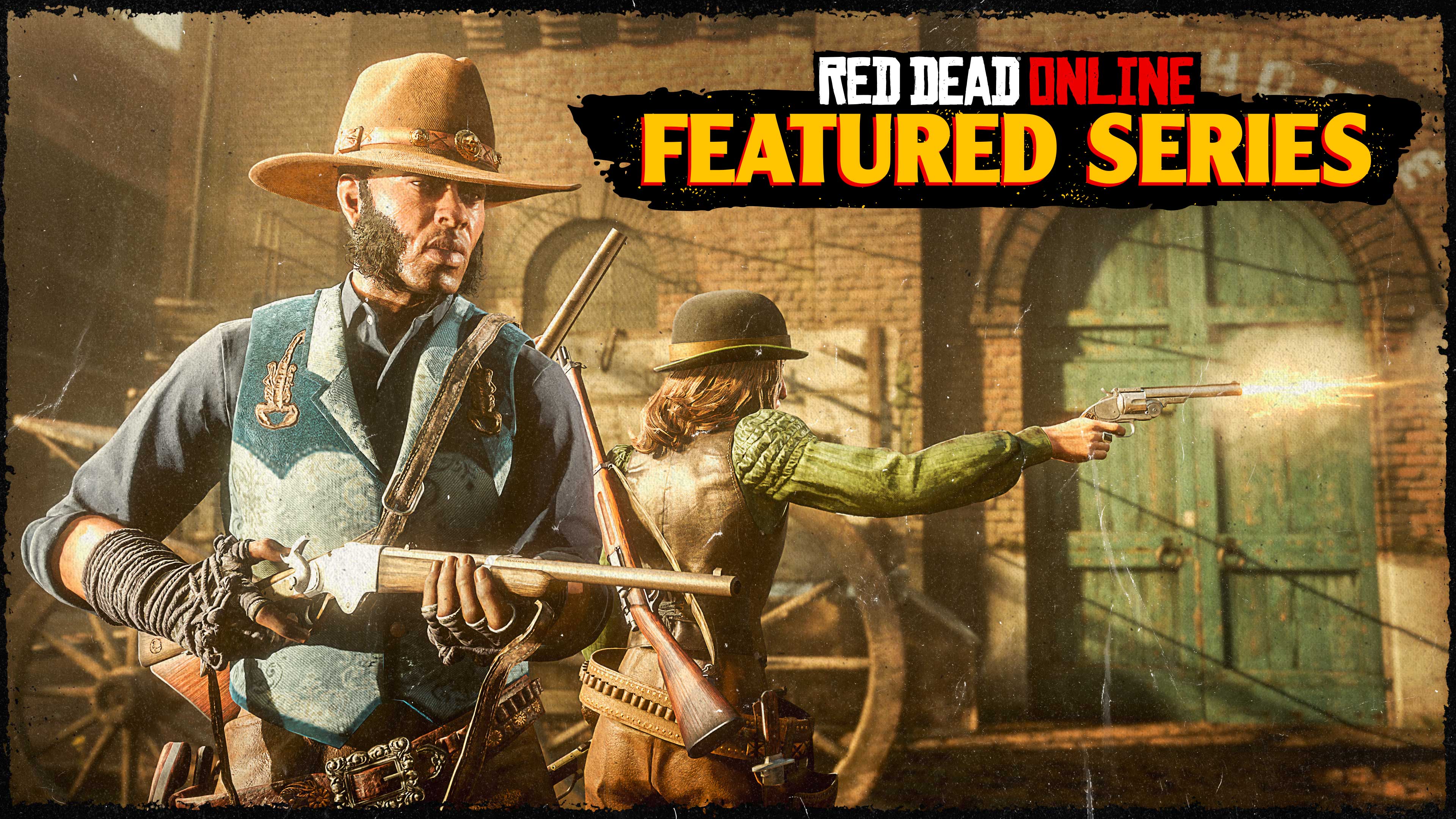 Red Dead 在线模式精选系列展示了两名在线玩家正在进行的硬核决战系列赛战斗。