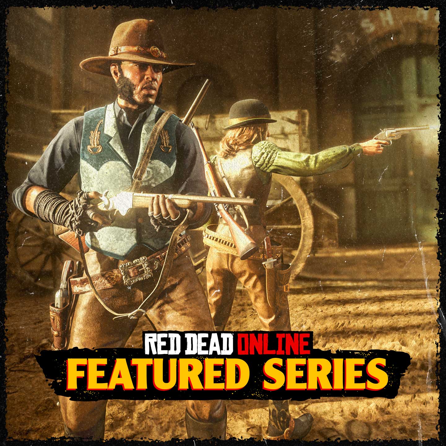 Red Dead 在线模式精选系列展示了两名在线玩家正在进行的硬核决战系列赛战斗。