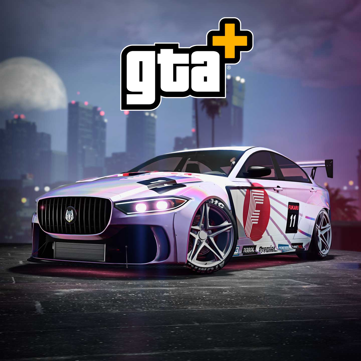 欧斯洛扼喉带有 GTA+ 标志的图片