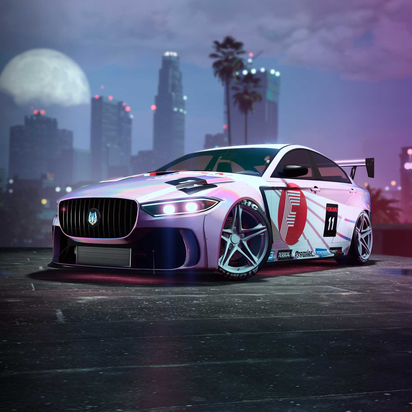 Ocelot Jugular with a pastel pearlescent paint with a Fukaru livery.