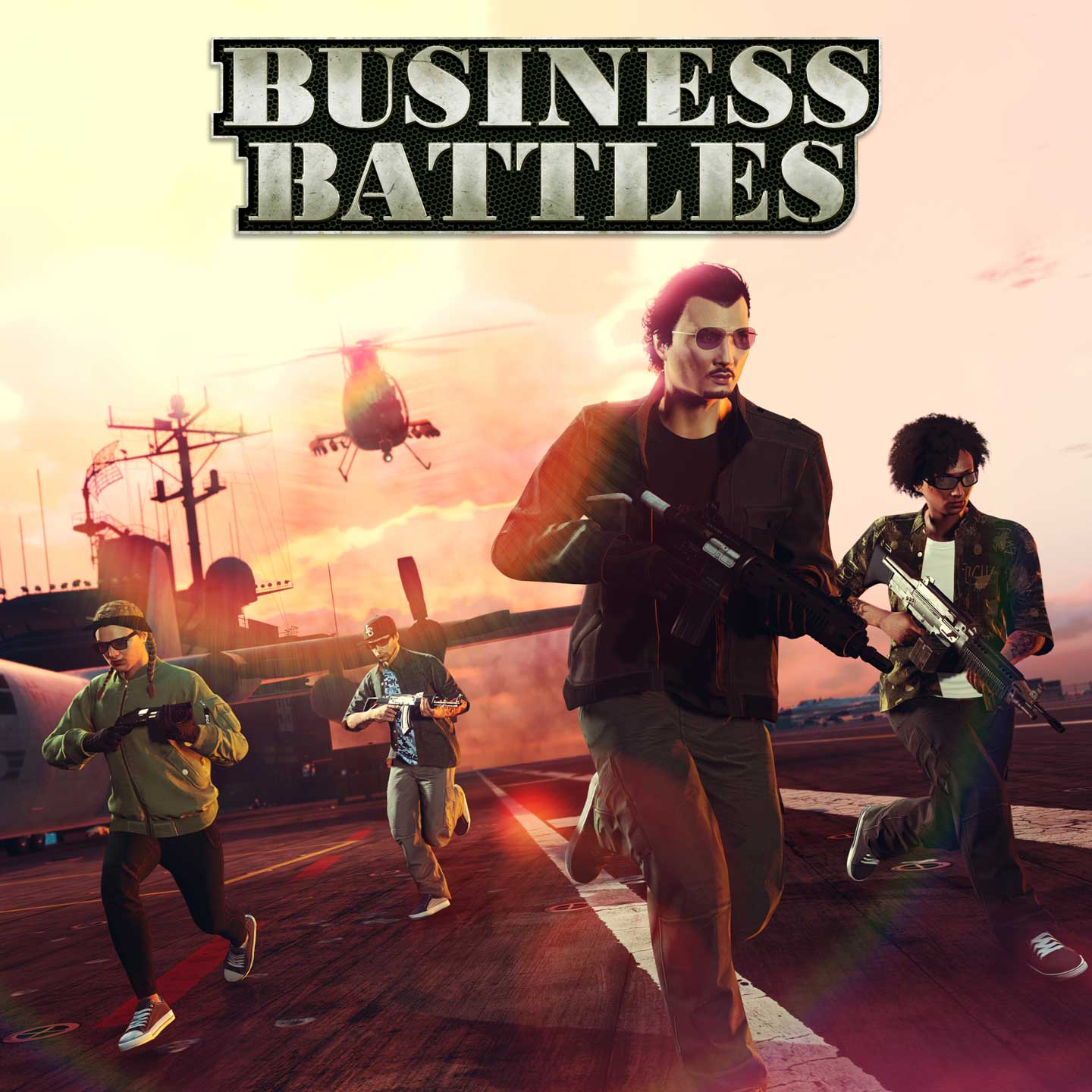 GTA 在线模式角色和商战任务徽标的图片