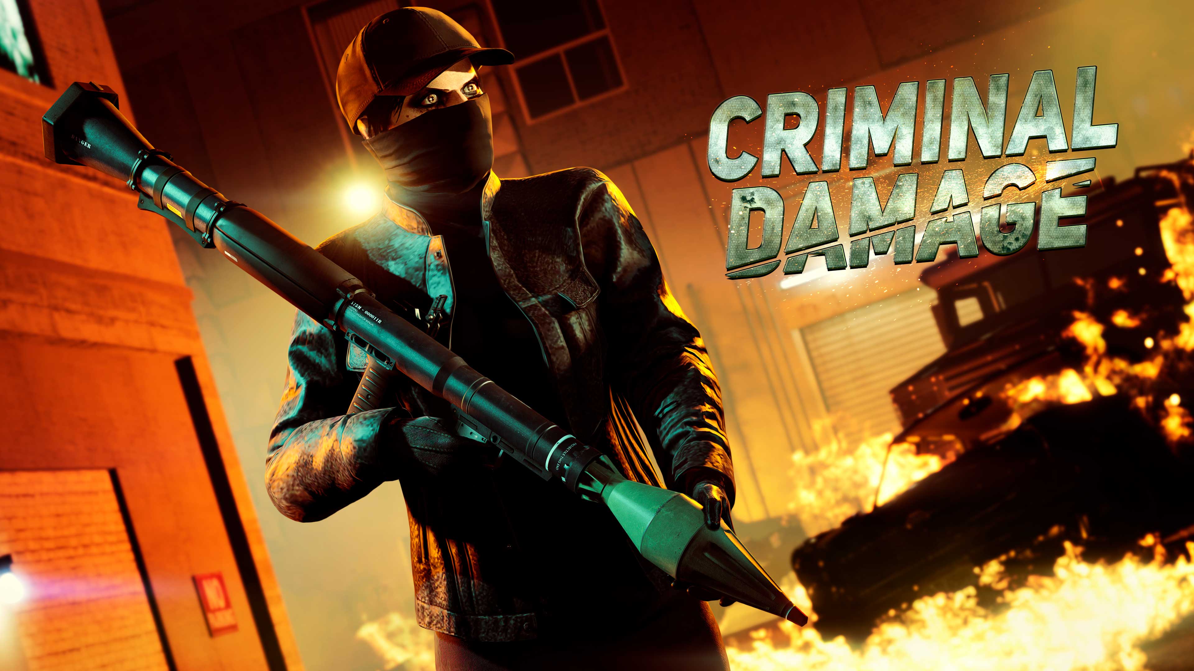 GTA 在线模式角色和刑事毁坏徽标的图片