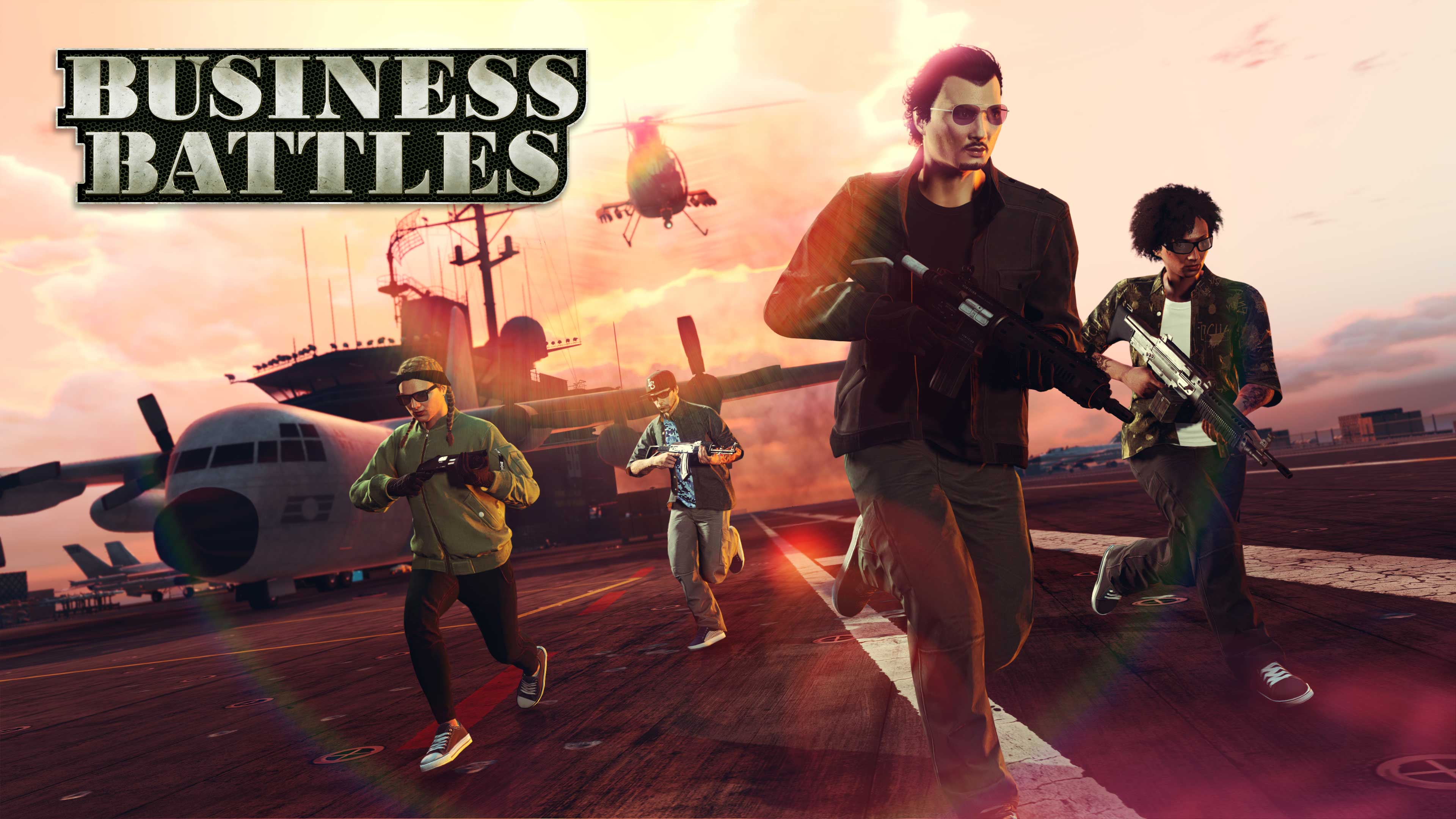 GTA 在线模式角色和商战任务徽标的图片