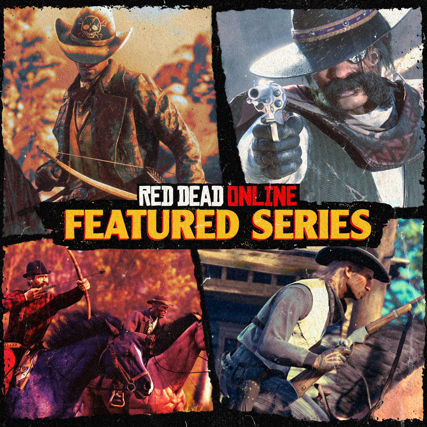 Red Dead 在线模式精选系列赛的艺术作品