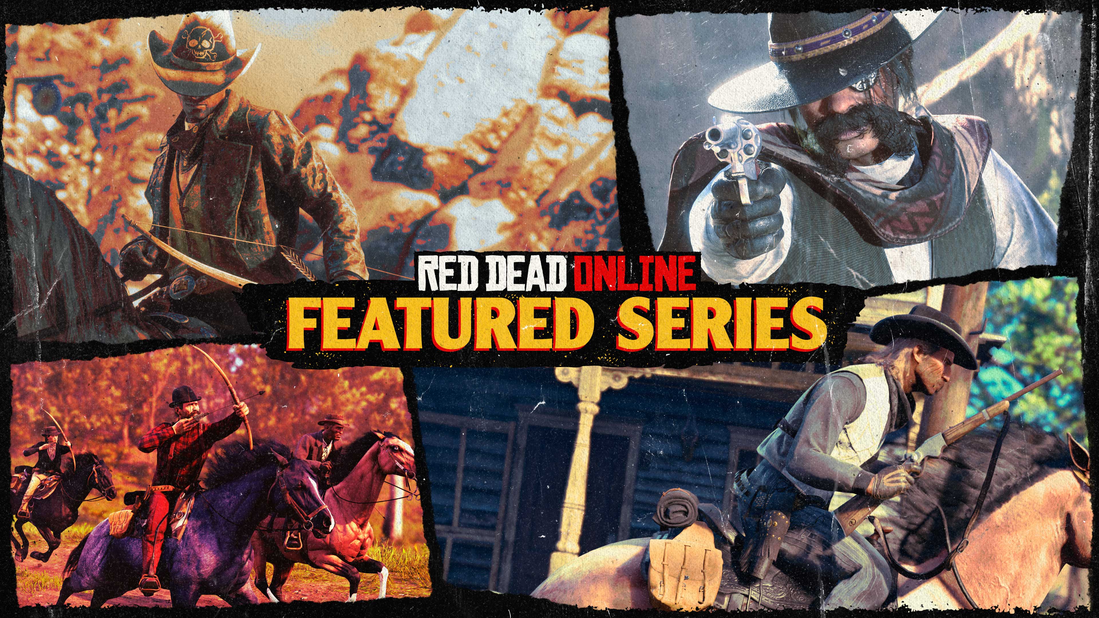 Red Dead 在线模式精选系列赛的艺术作品