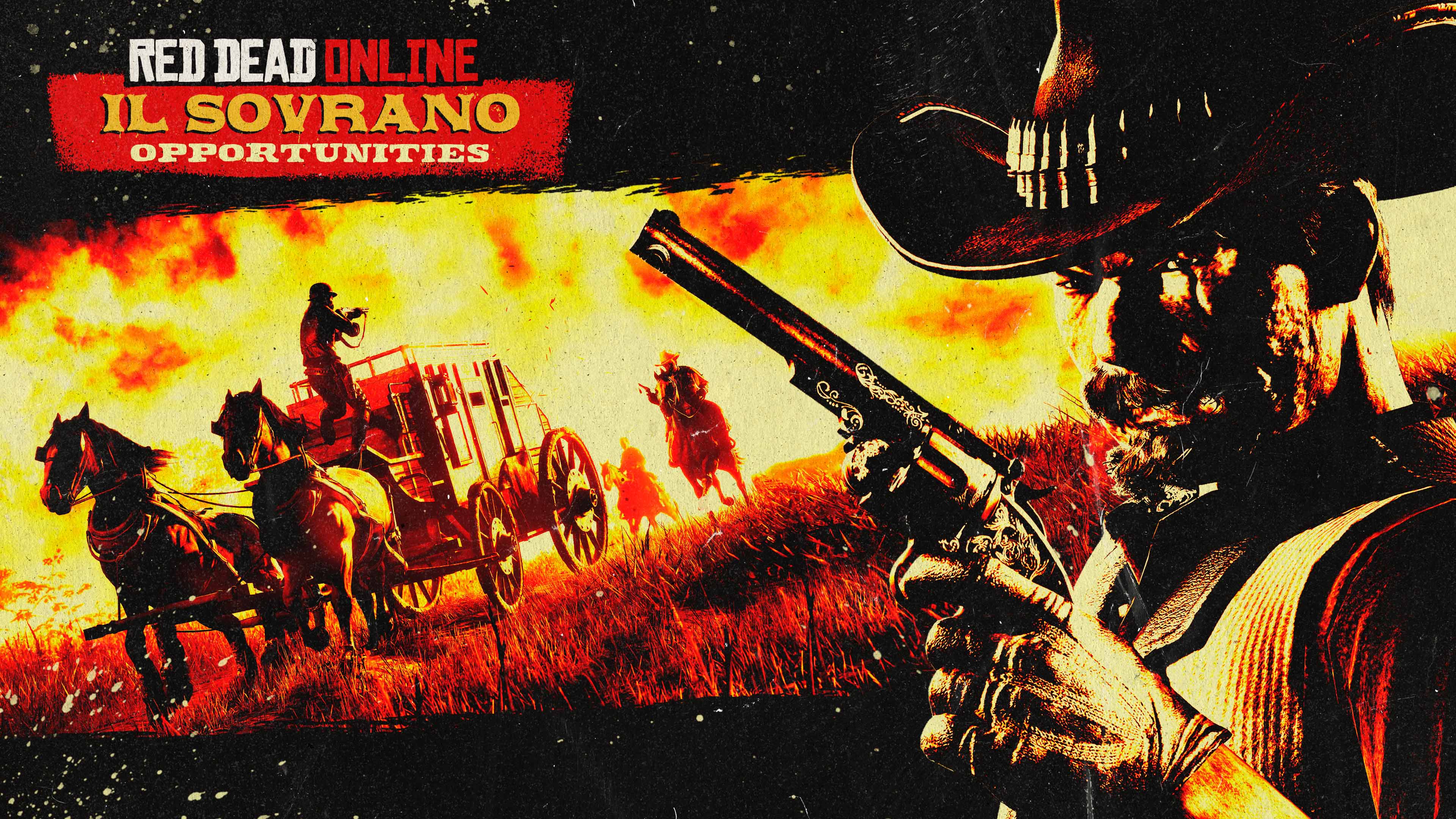 Red Dead 在线模式"索夫拉诺"机会的艺术作品