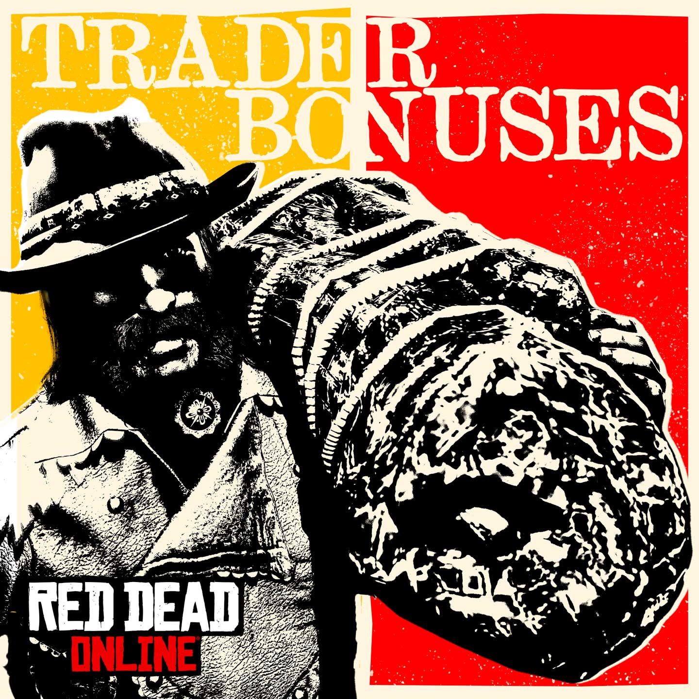 Red Dead 在线模式商贩奖励的艺术作品与标志