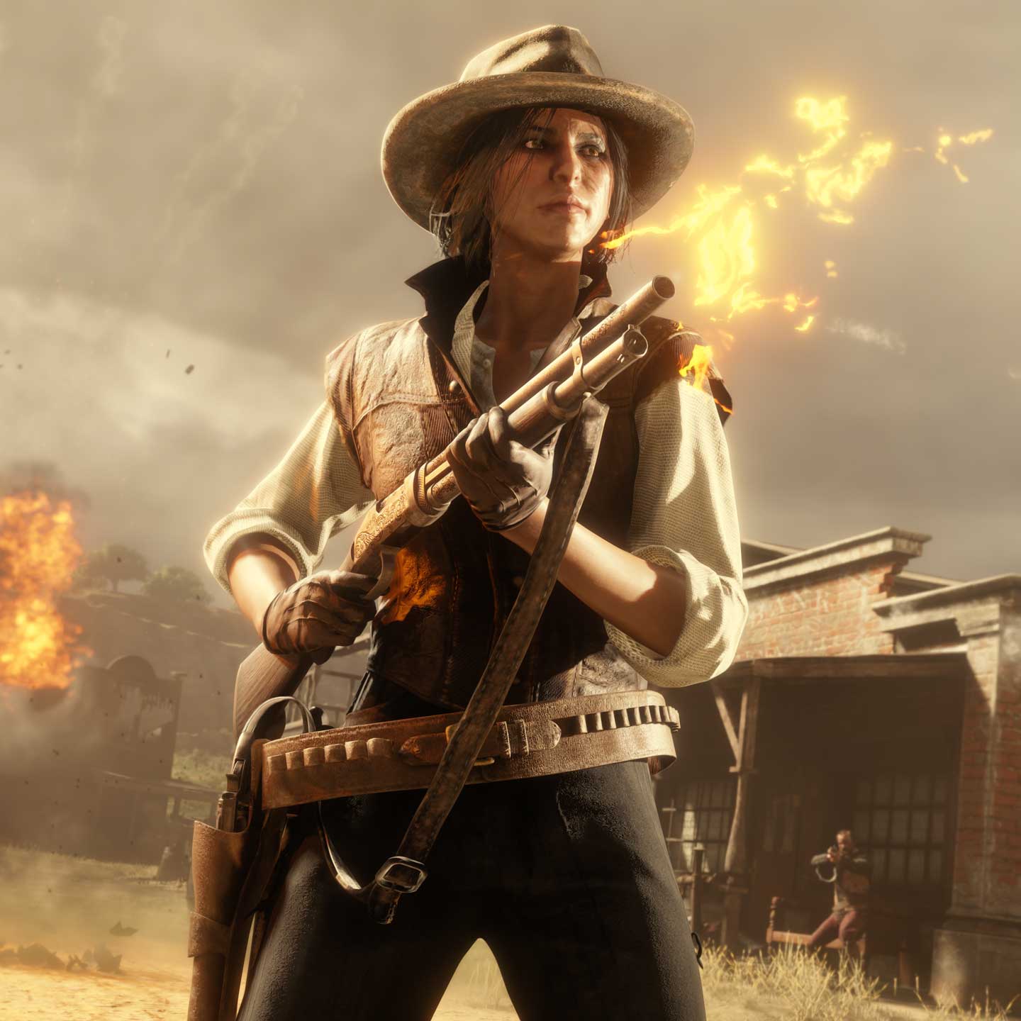 Red Dead 在线模式角色的图片