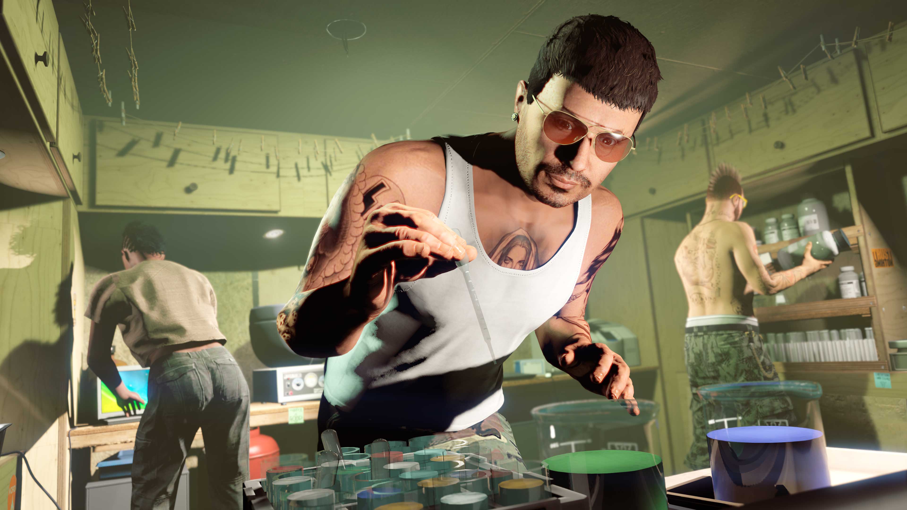 GTA 在线模式致幻剂实验室的截图