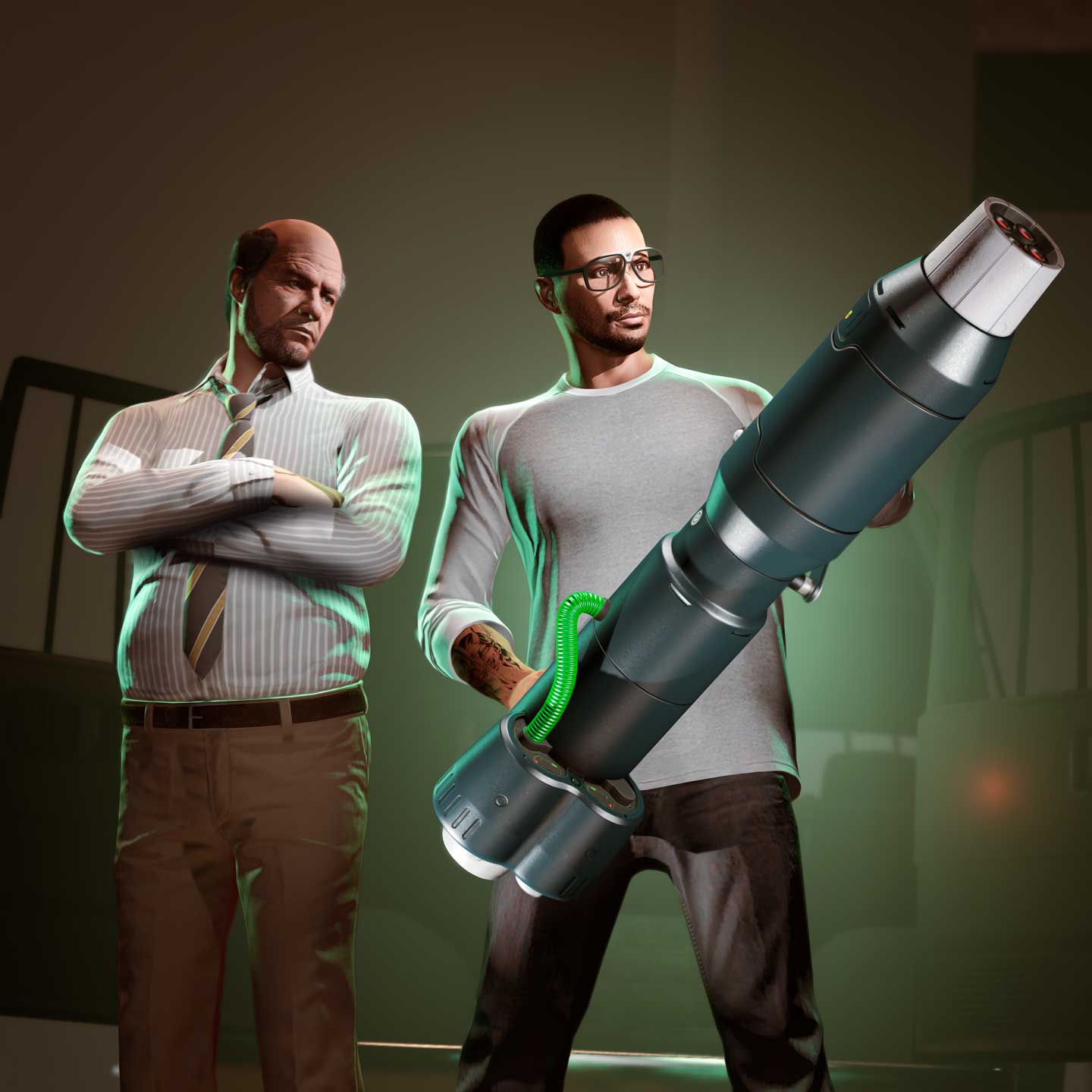 GTA 在线模式角色与寡妇制造者的图片